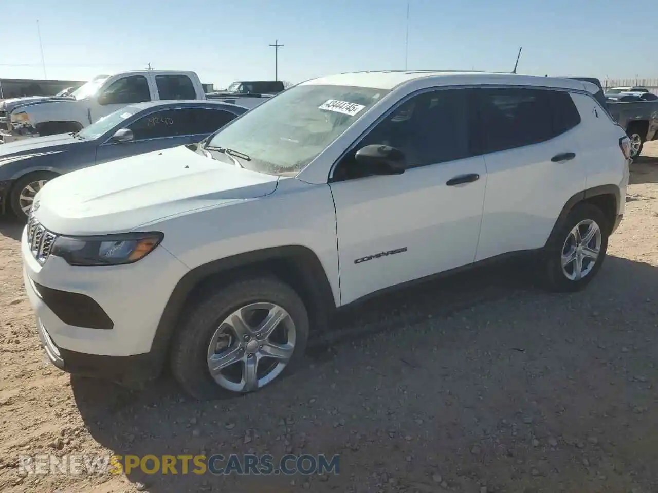1 Photograph of a damaged car 3C4NJDANXRT115659 JEEP COMPASS 2024
