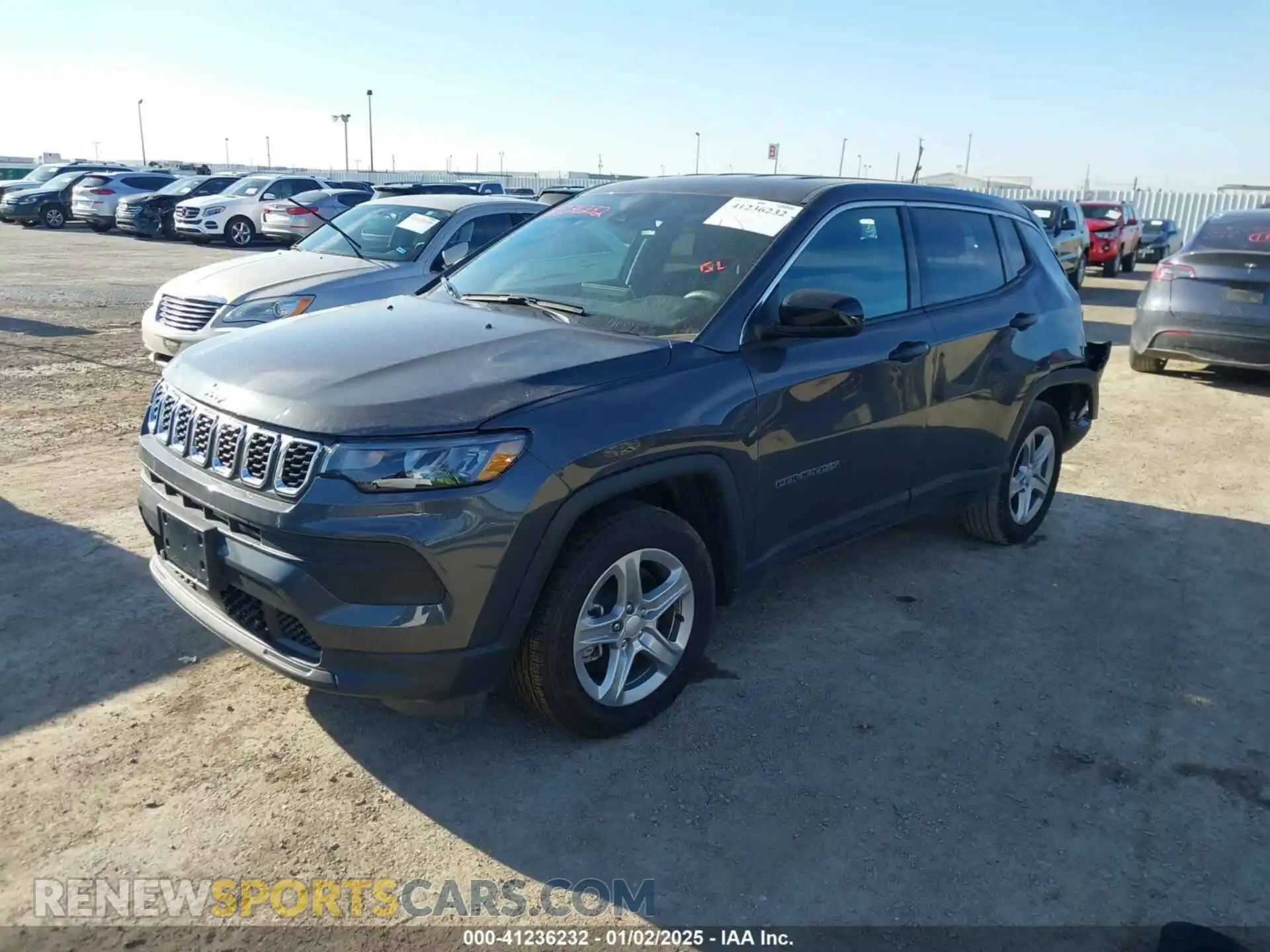 2 Photograph of a damaged car 3C4NJDANXRT121722 JEEP COMPASS 2024