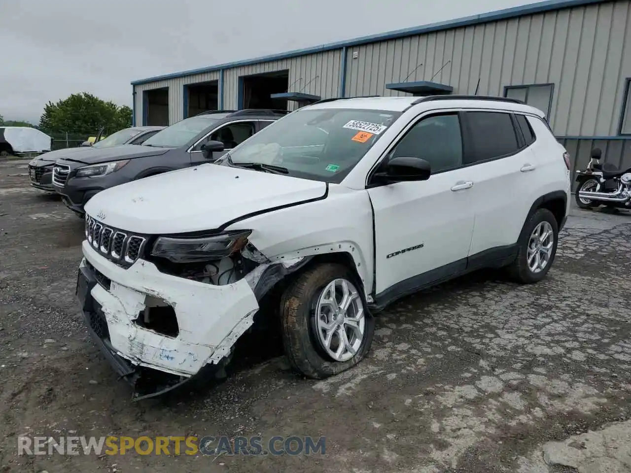 1 Photograph of a damaged car 3C4NJDBN0RT106452 JEEP COMPASS 2024