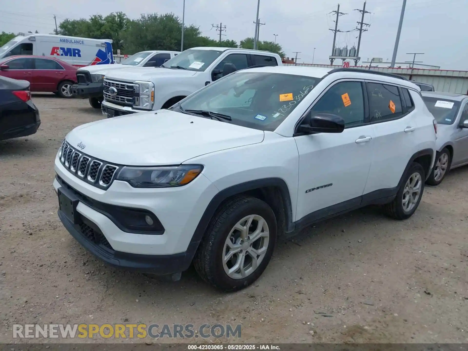 2 fotografías del automóvil dañado 3C4NJDBN0RT111862 JEEP COMPASS 2024