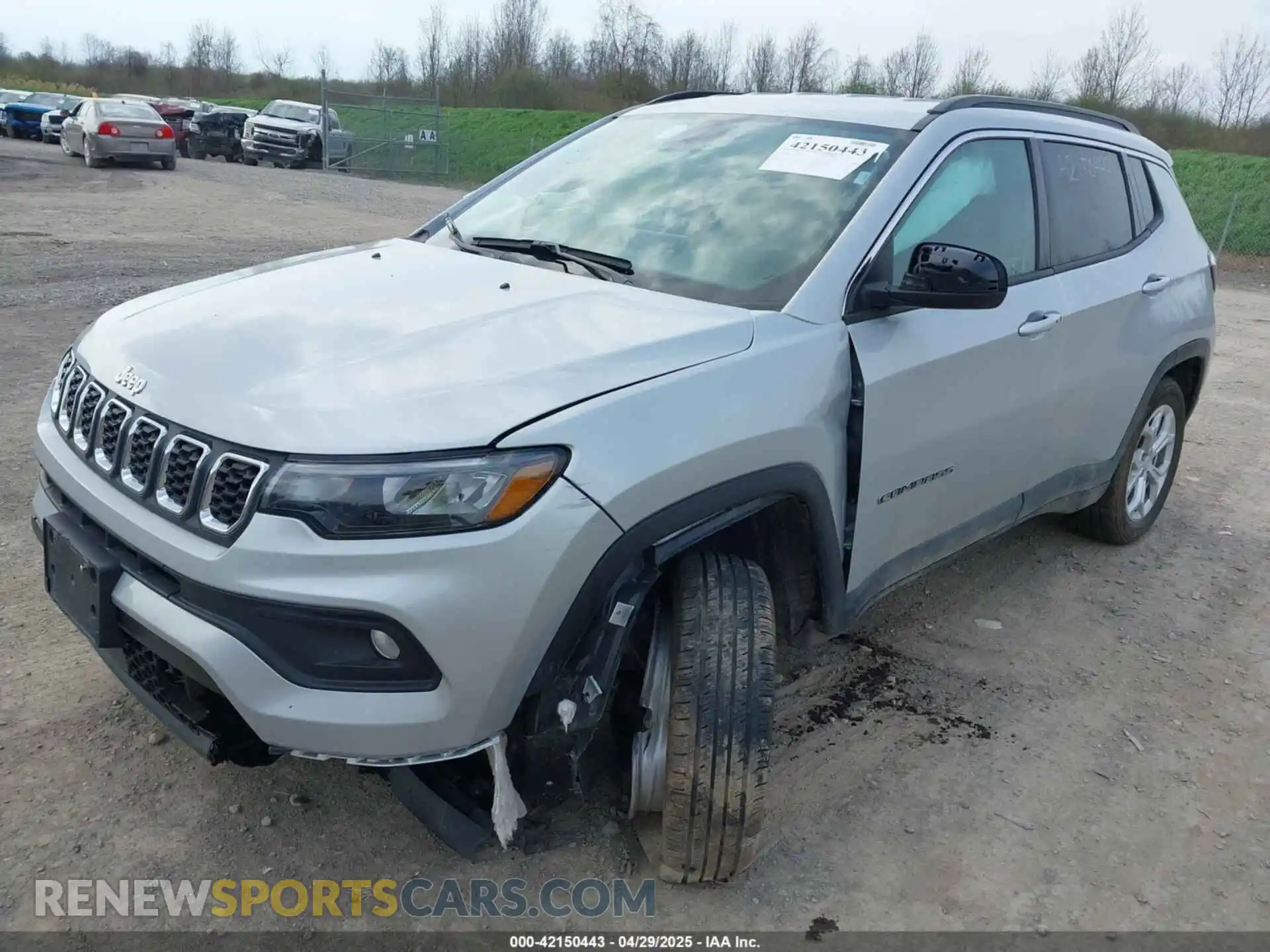 2 Photograph of a damaged car 3C4NJDBN0RT124448 JEEP COMPASS 2024