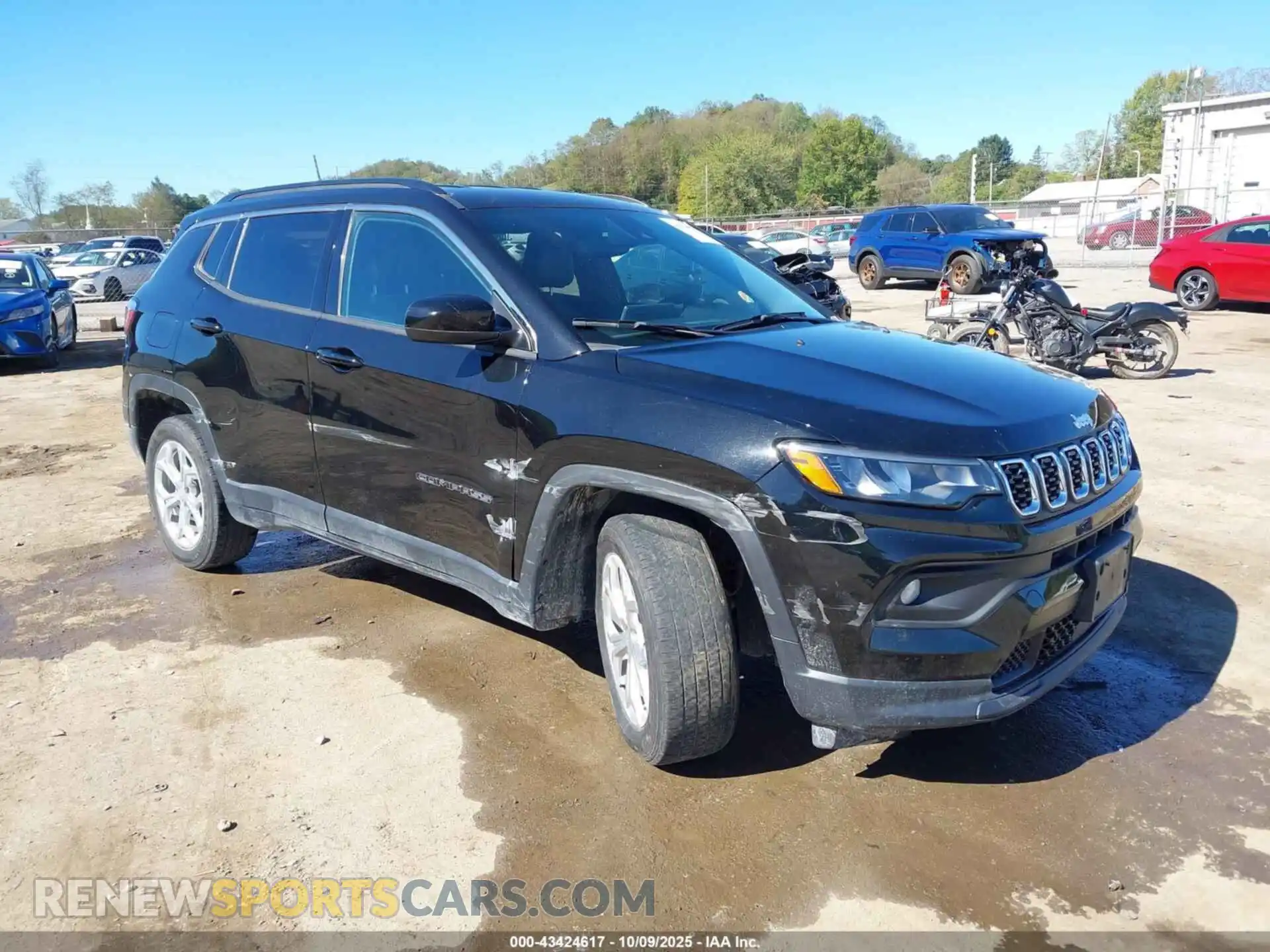 1 Photograph of a damaged car 3C4NJDBN0RT163220 JEEP COMPASS 2024