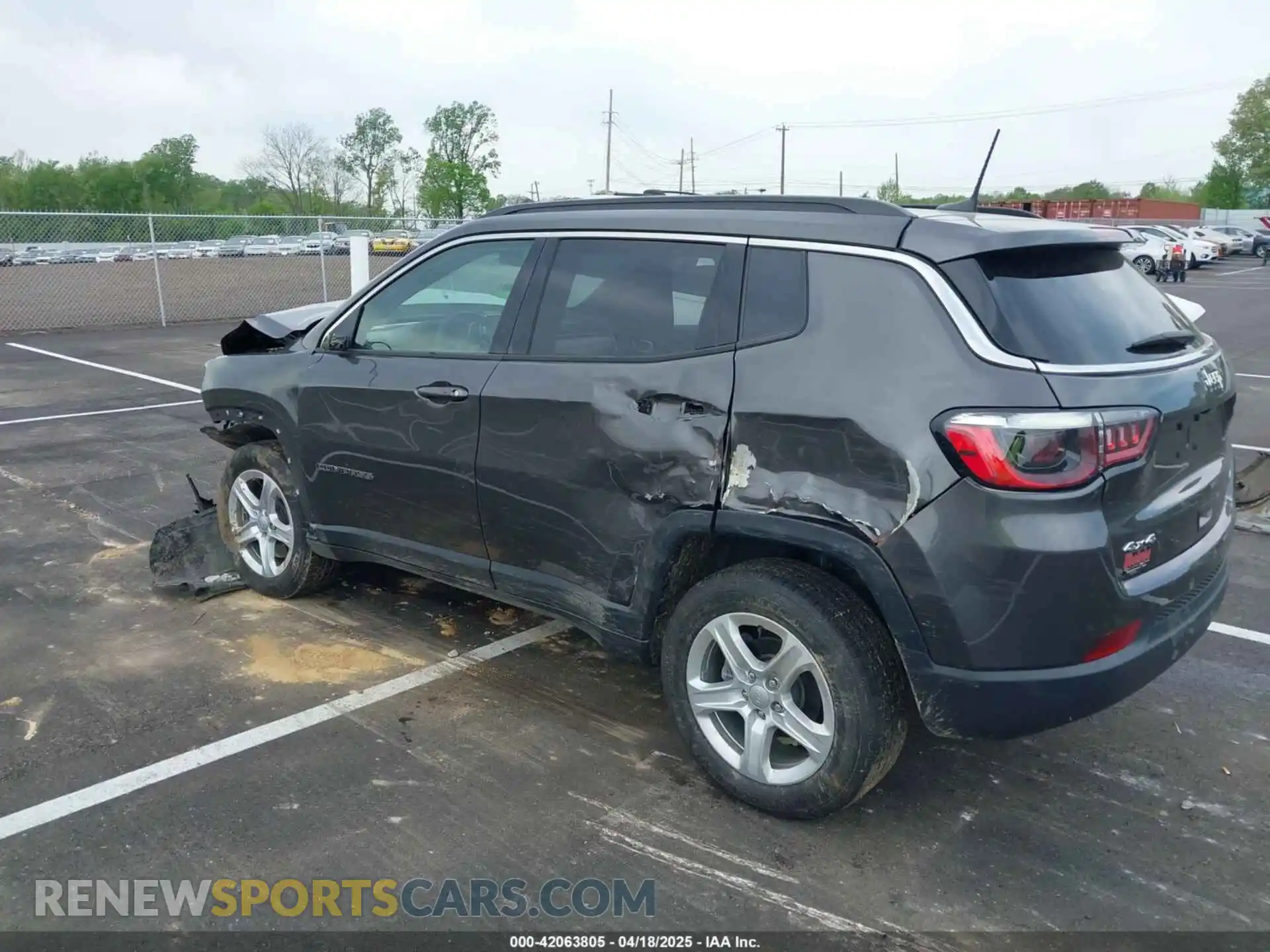 3 Photograph of a damaged car 3C4NJDBN0RT581776 JEEP COMPASS 2024