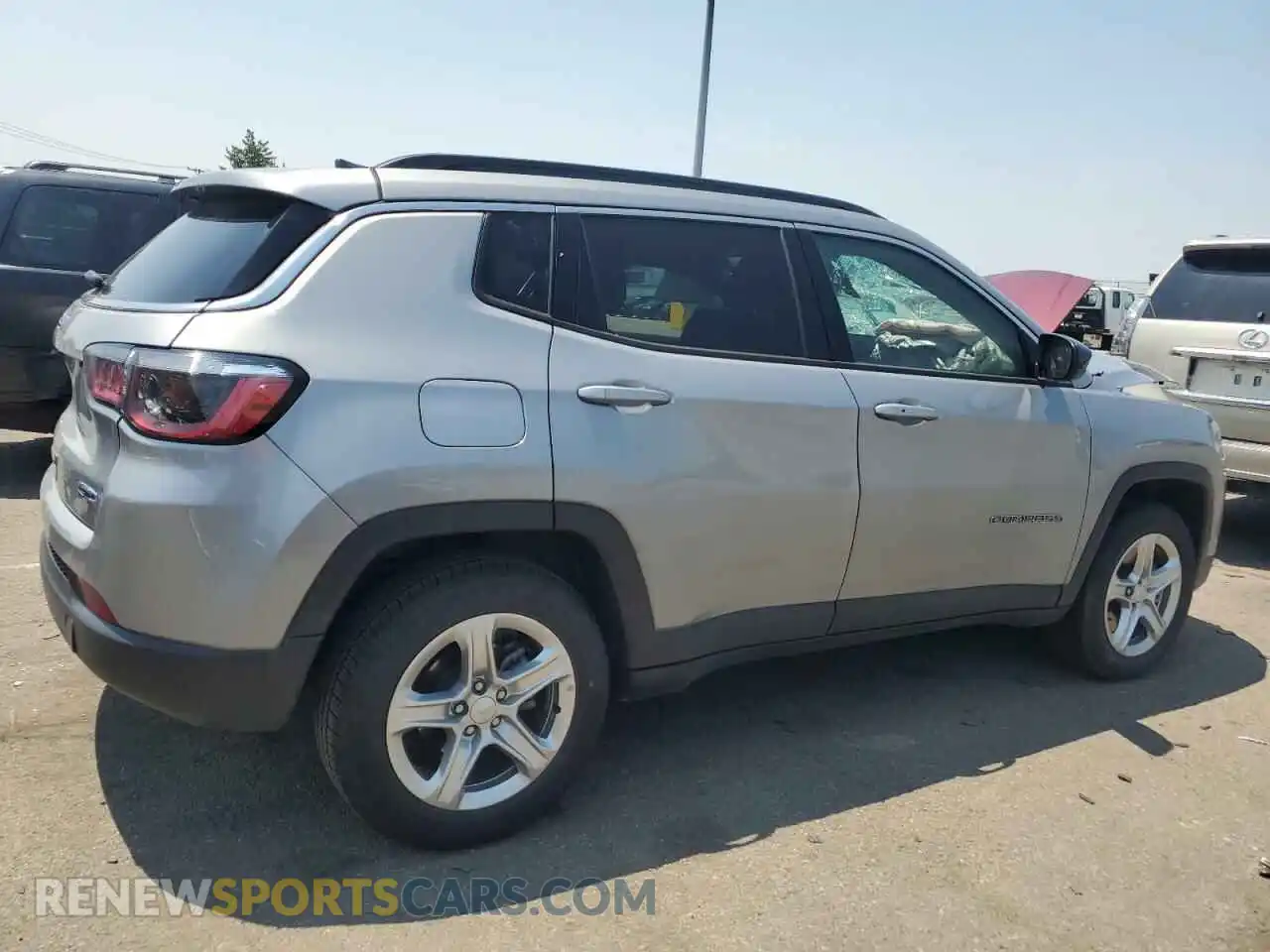 3 Photograph of a damaged car 3C4NJDBN0RT596696 JEEP COMPASS 2024