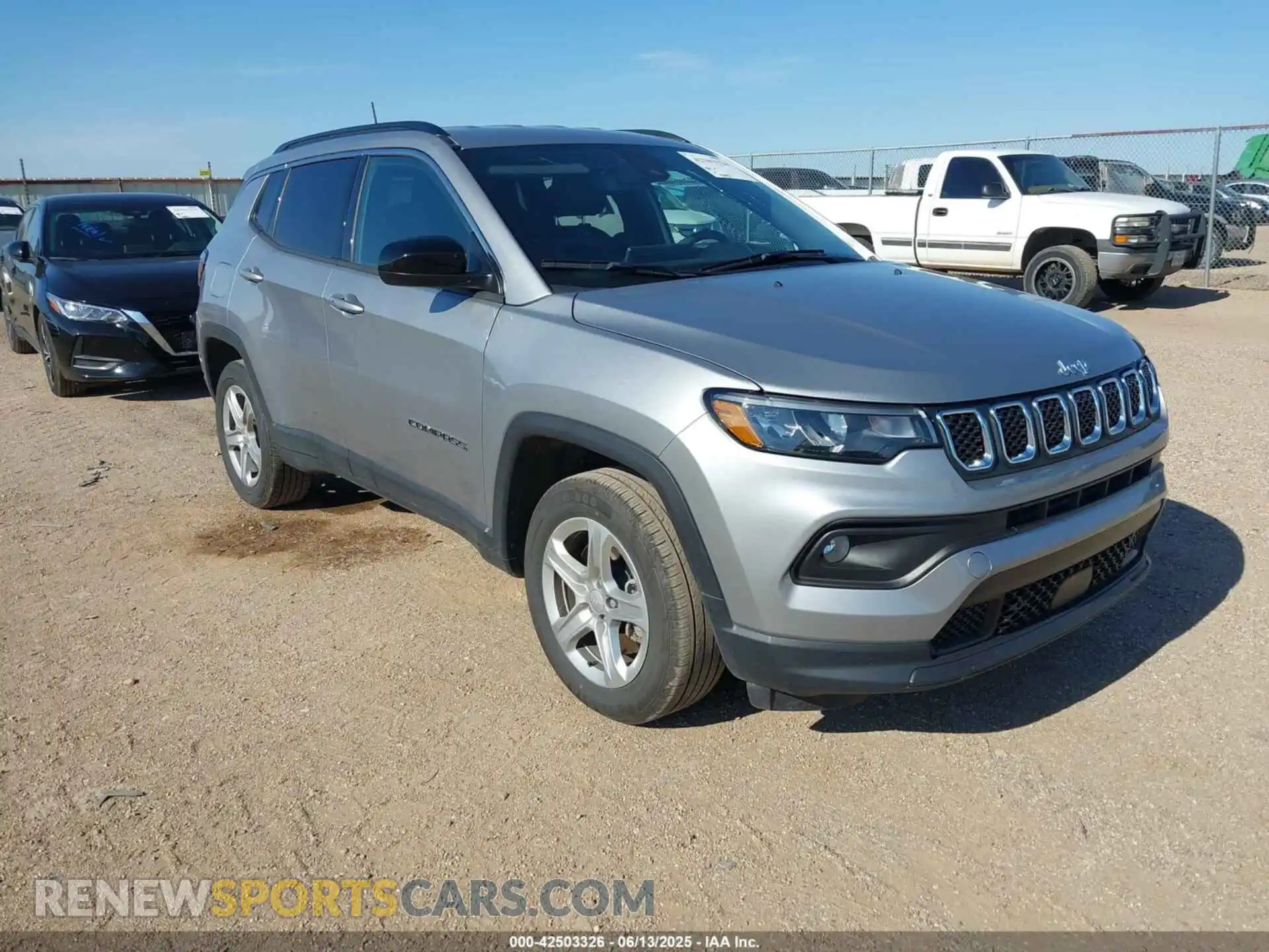 1 Photograph of a damaged car 3C4NJDBN0RT597217 JEEP COMPASS 2024