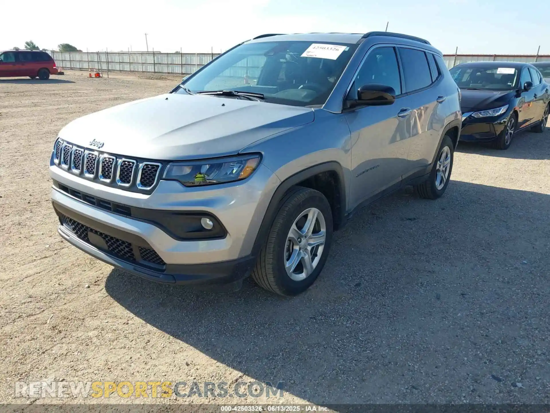 2 Photograph of a damaged car 3C4NJDBN0RT597217 JEEP COMPASS 2024