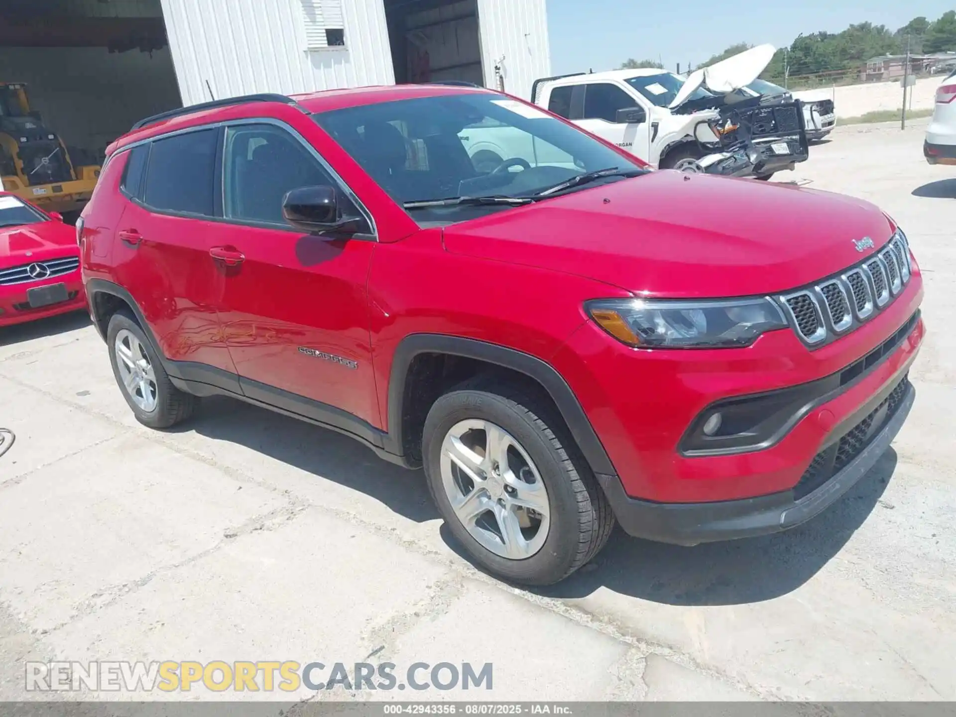 1 Photograph of a damaged car 3C4NJDBN0RT598710 JEEP COMPASS 2024