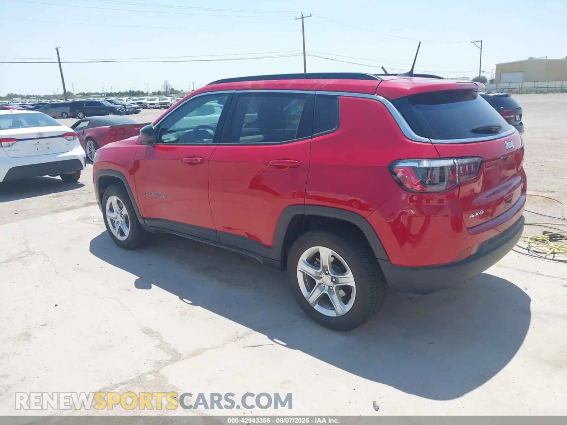 3 Photograph of a damaged car 3C4NJDBN0RT598710 JEEP COMPASS 2024