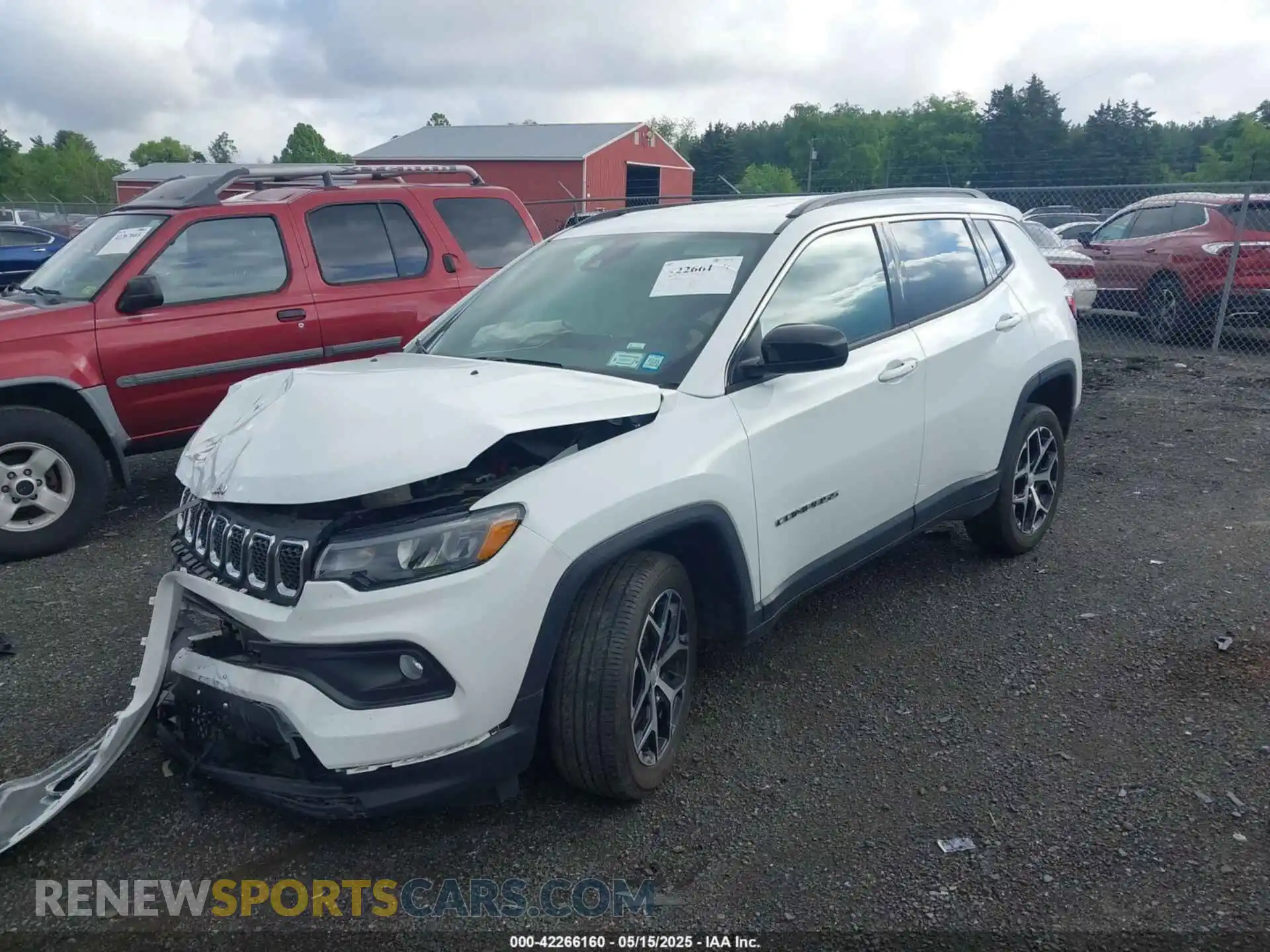 2 fotografías del automóvil dañado 3C4NJDBN0RT607048 JEEP COMPASS 2024