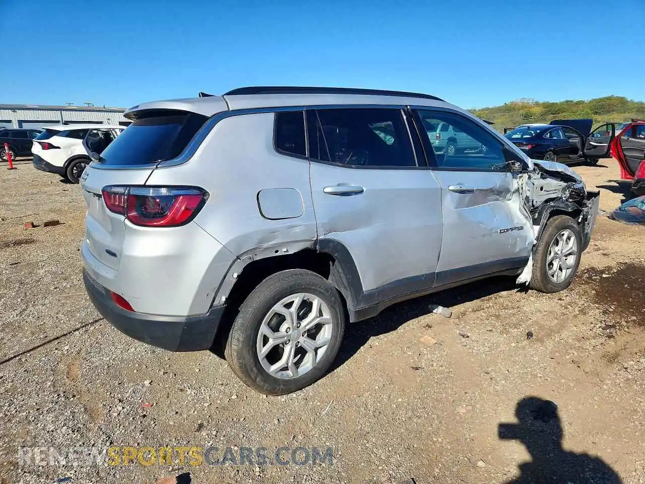 3 Photograph of a damaged car 3C4NJDBN1RT110560 JEEP COMPASS 2024