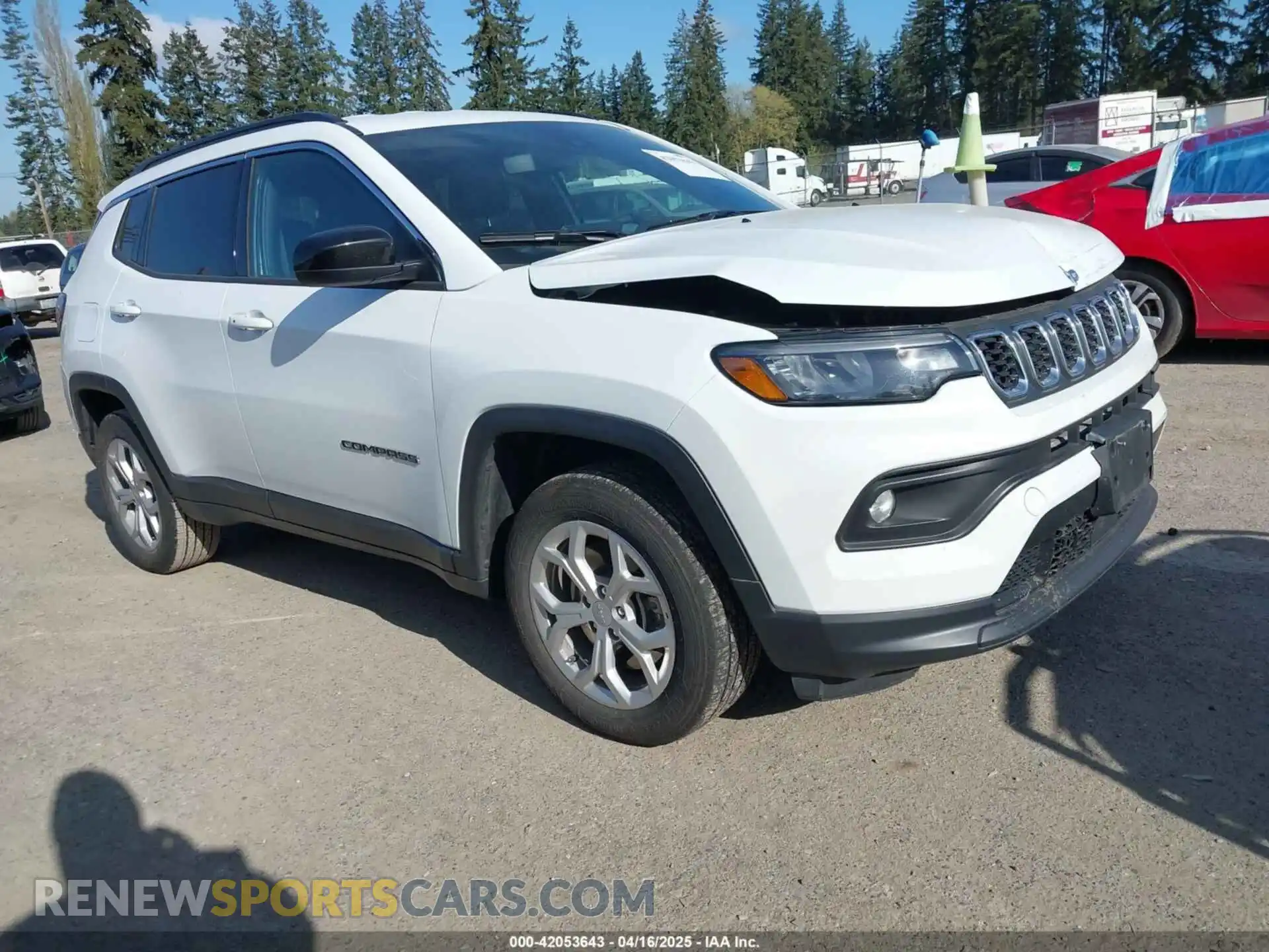 1 Photograph of a damaged car 3C4NJDBN1RT118139 JEEP COMPASS 2024