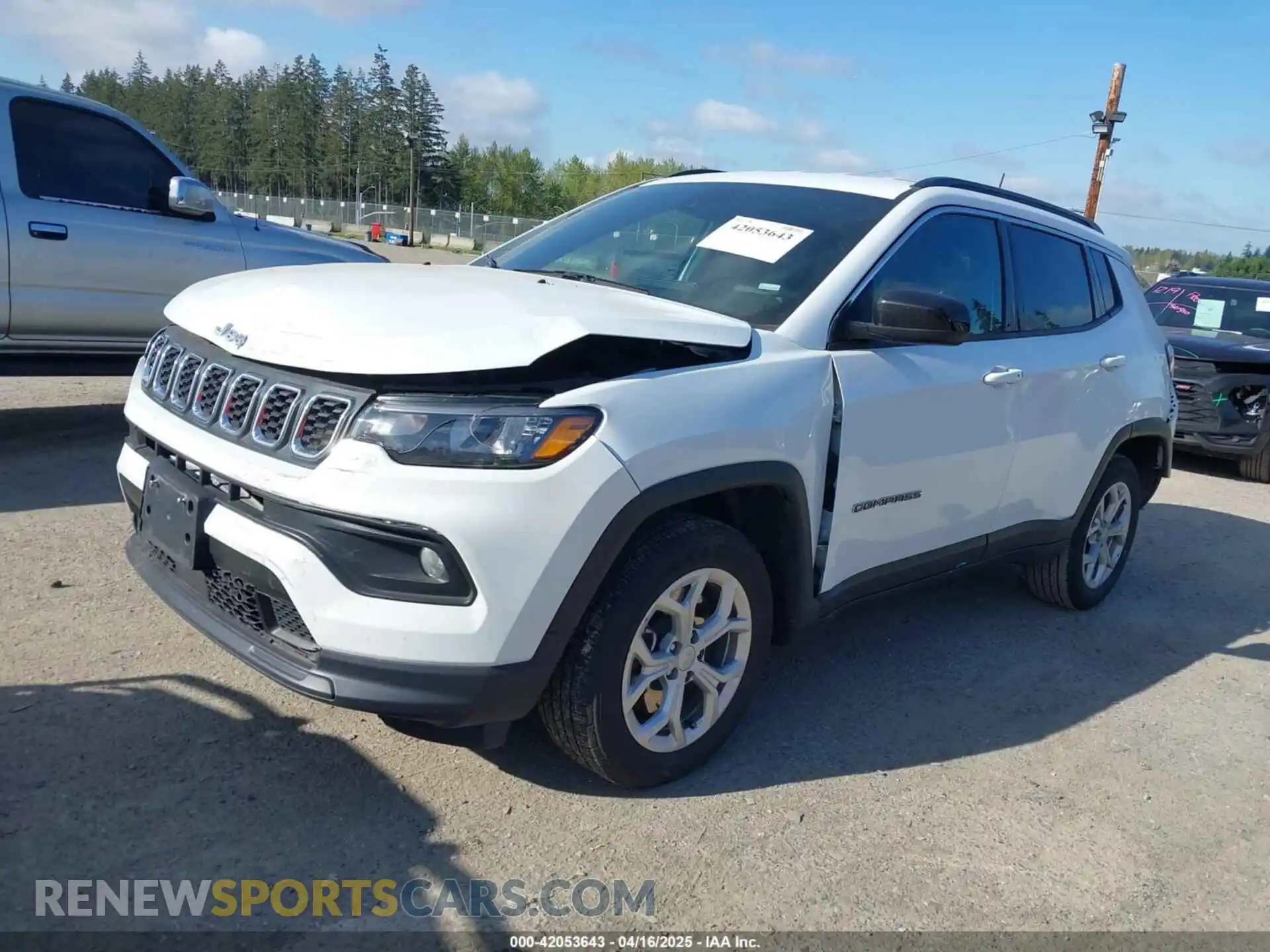 2 Photograph of a damaged car 3C4NJDBN1RT118139 JEEP COMPASS 2024