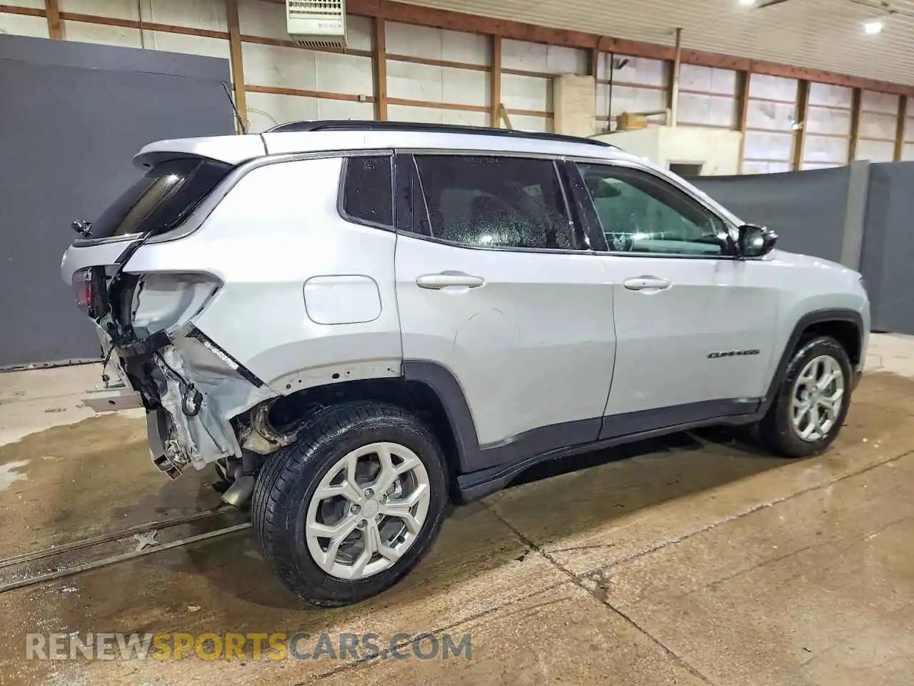 3 fotografías del automóvil dañado 3C4NJDBN1RT119520 JEEP COMPASS 2024