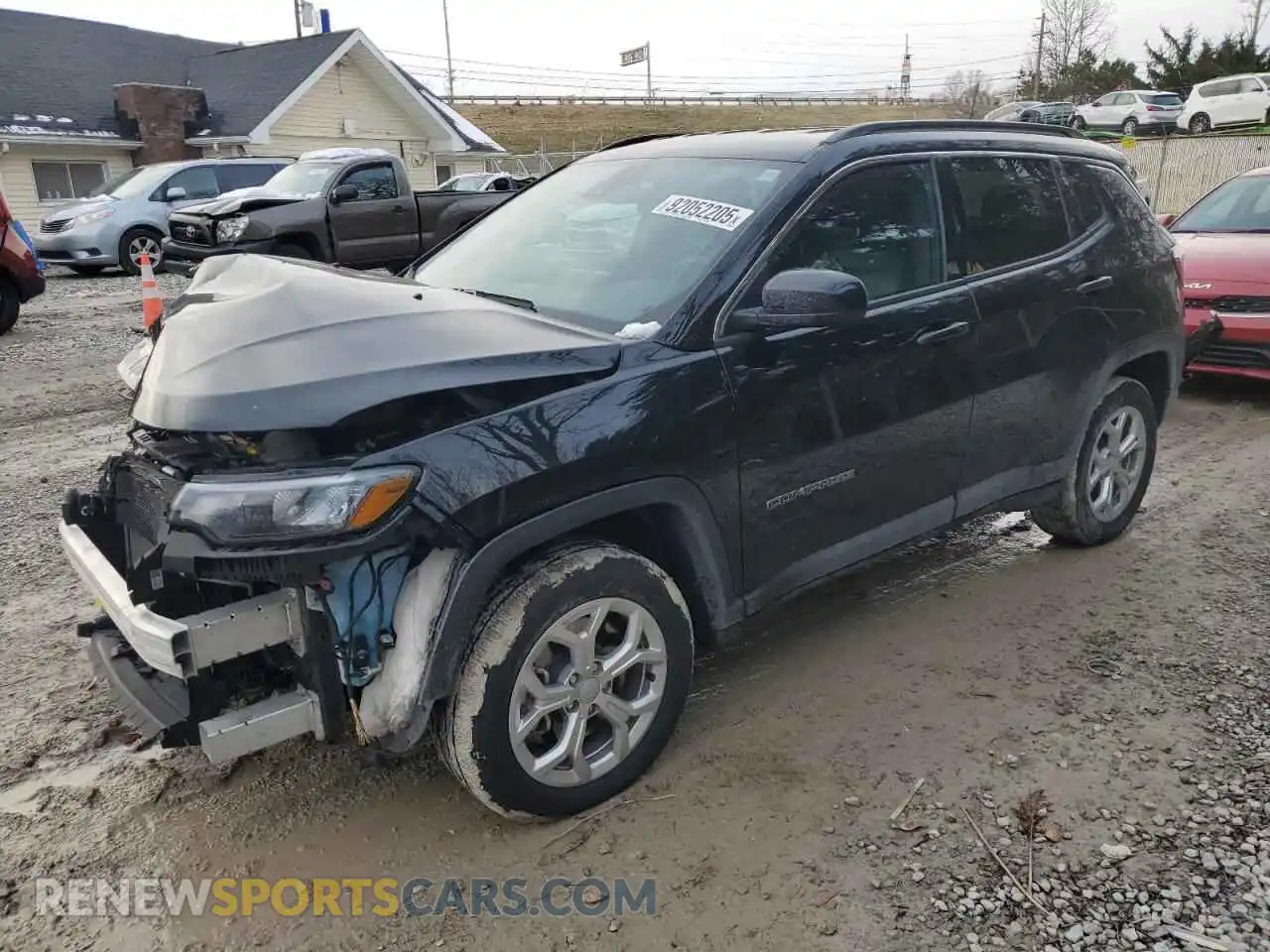 1 fotografías del automóvil dañado 3C4NJDBN1RT131456 JEEP COMPASS 2024