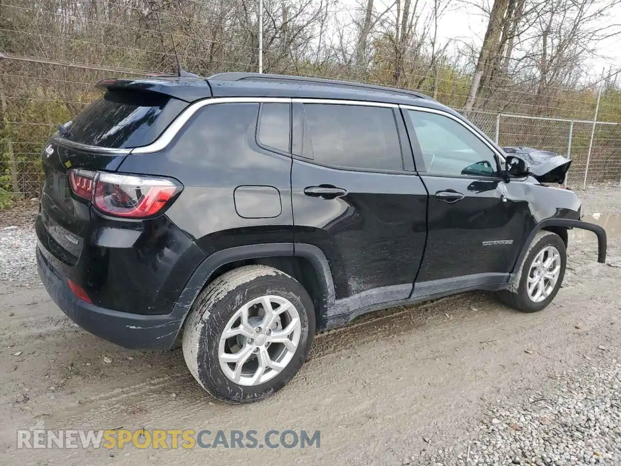 3 fotografías del automóvil dañado 3C4NJDBN1RT131456 JEEP COMPASS 2024