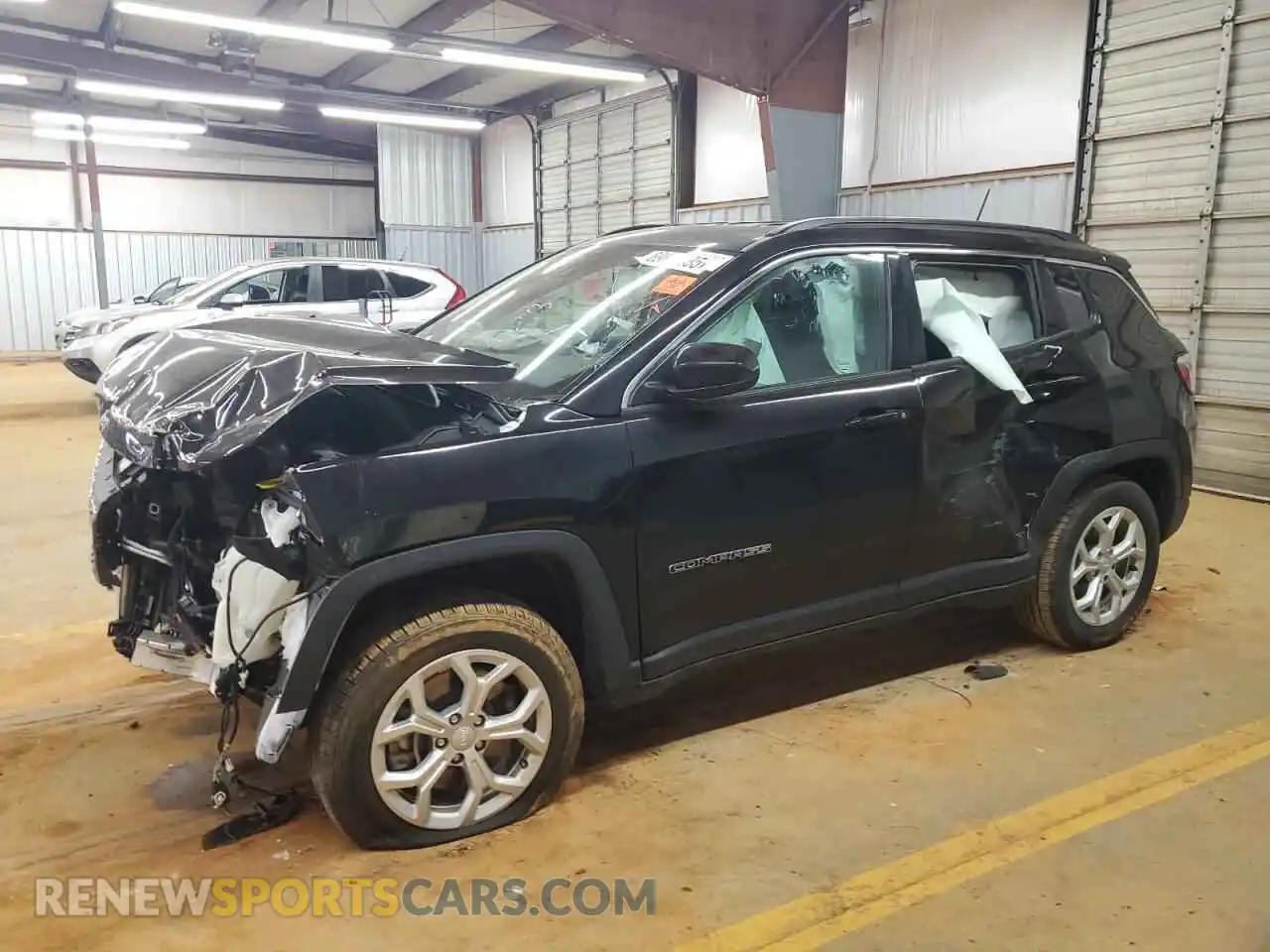 1 Photograph of a damaged car 3C4NJDBN1RT154493 JEEP COMPASS 2024