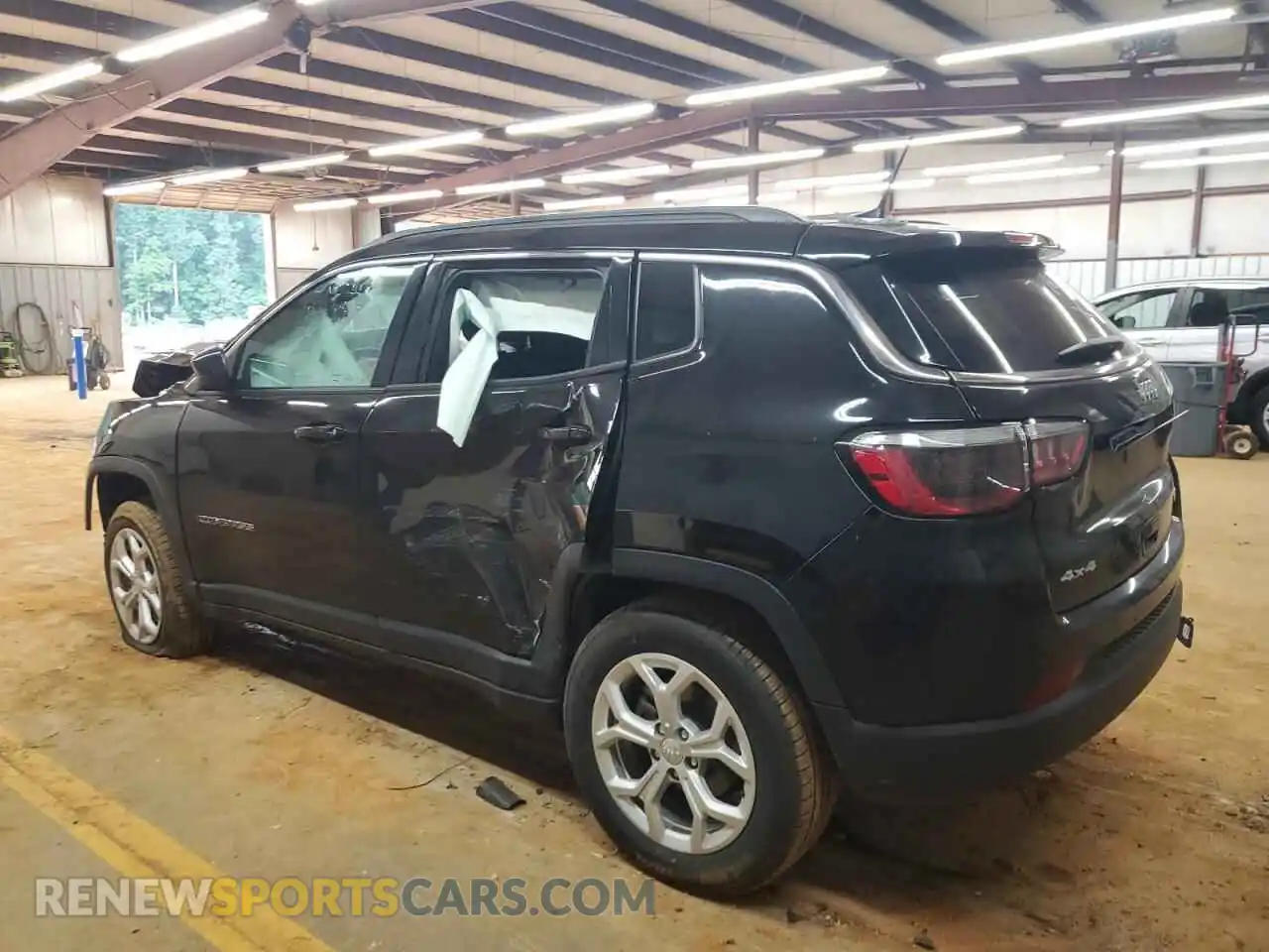 2 Photograph of a damaged car 3C4NJDBN1RT154493 JEEP COMPASS 2024