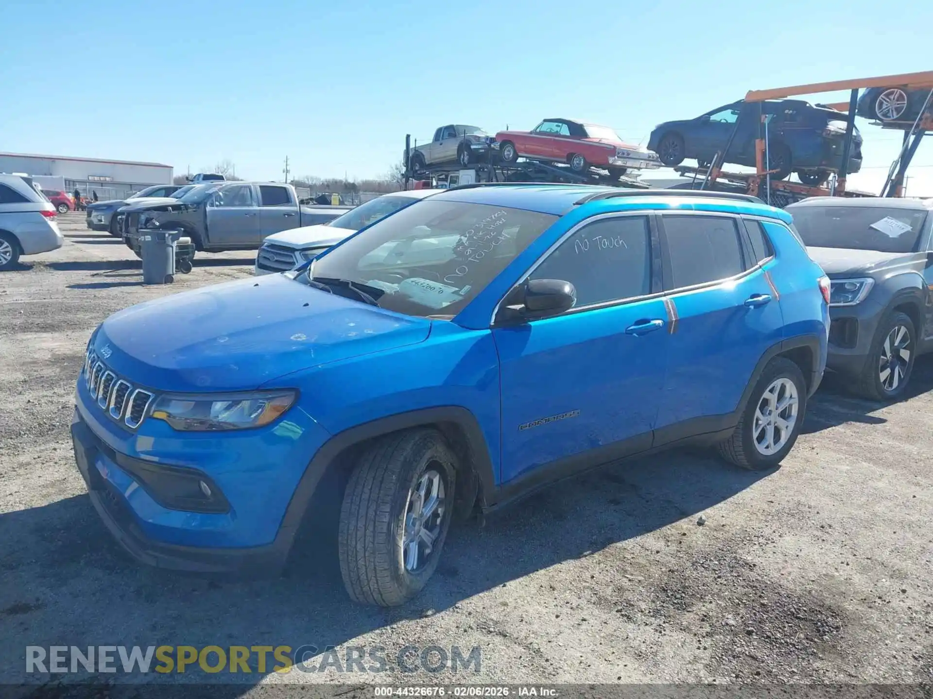 2 Photograph of a damaged car 3C4NJDBN1RT154669 JEEP COMPASS 2024