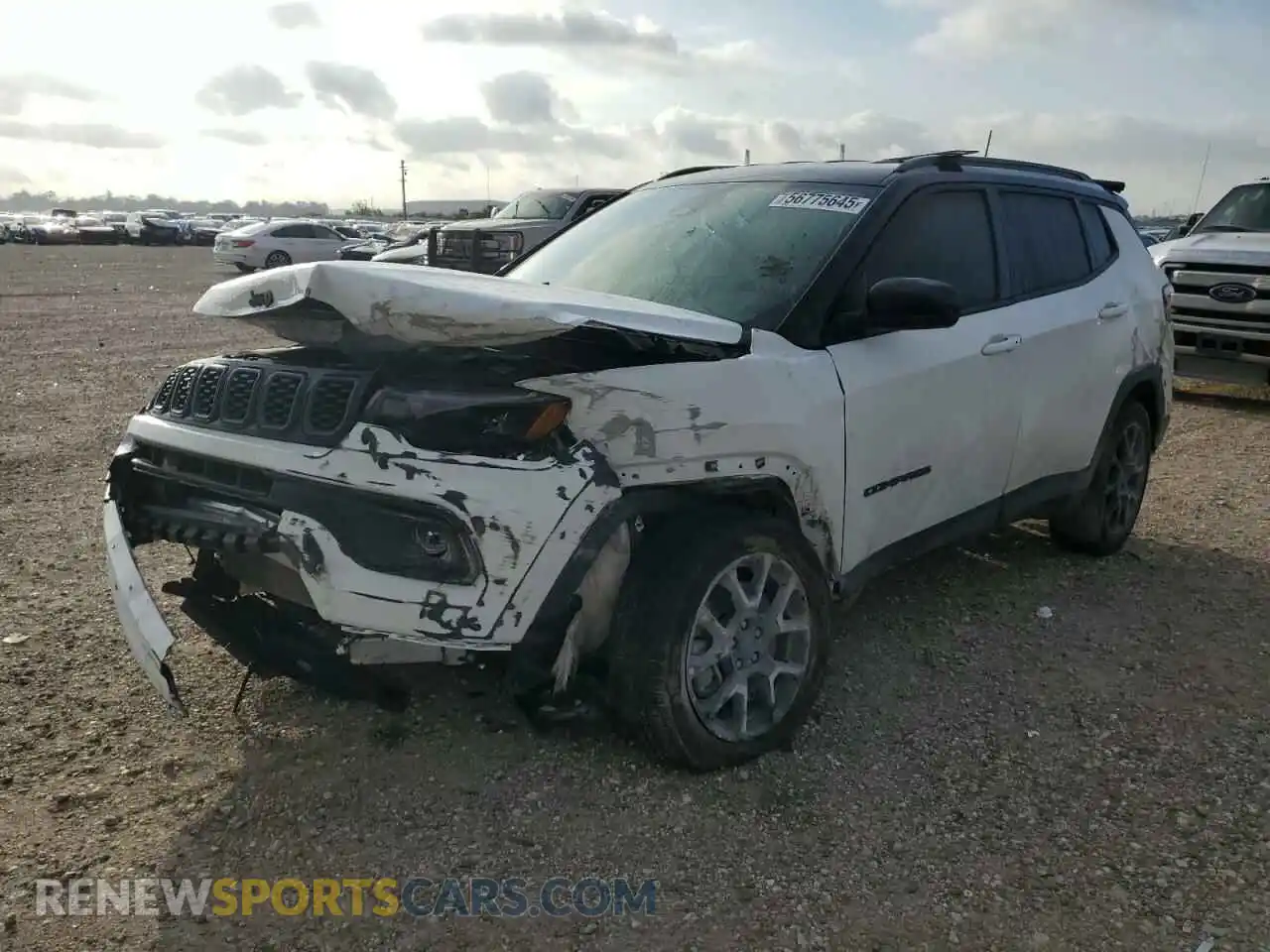 1 Photograph of a damaged car 3C4NJDBN1RT162366 JEEP COMPASS 2024