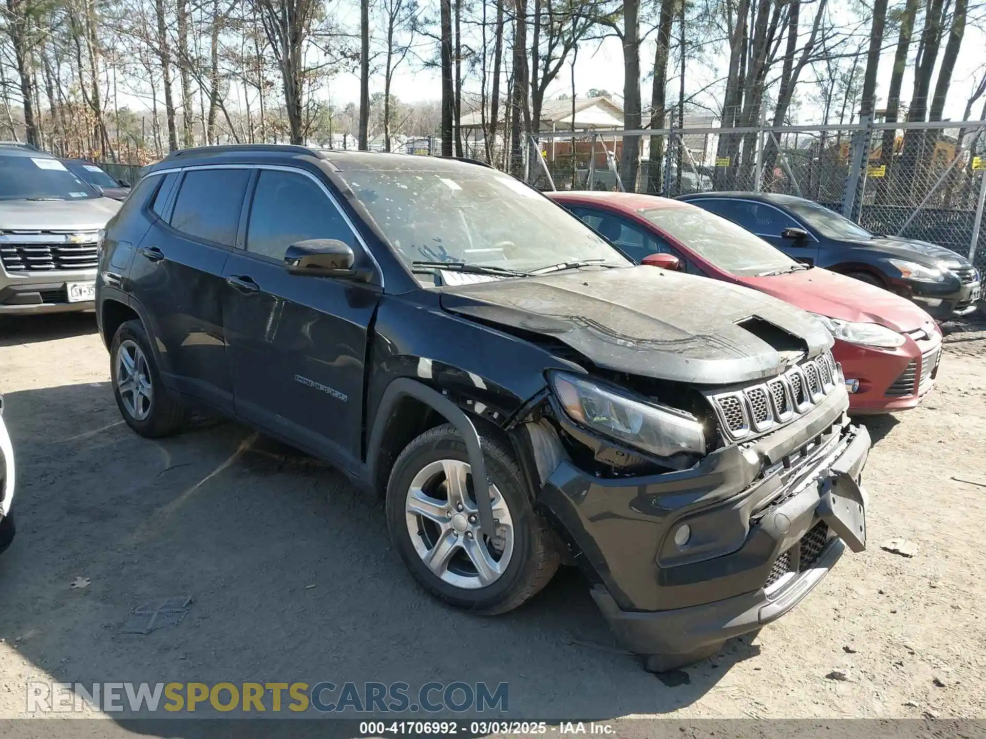 1 Photograph of a damaged car 3C4NJDBN1RT597260 JEEP COMPASS 2024