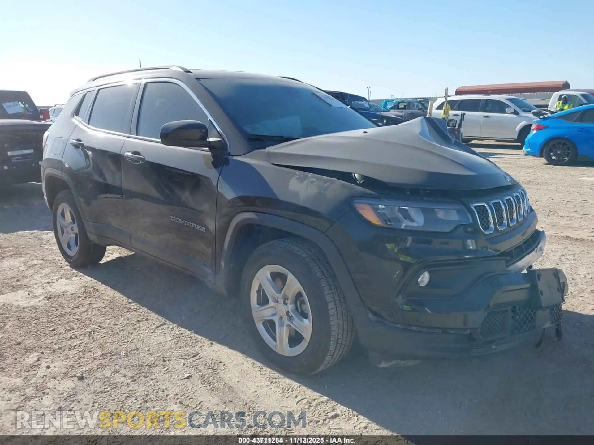 1 Photograph of a damaged car 3C4NJDBN1RT606944 JEEP COMPASS 2024
