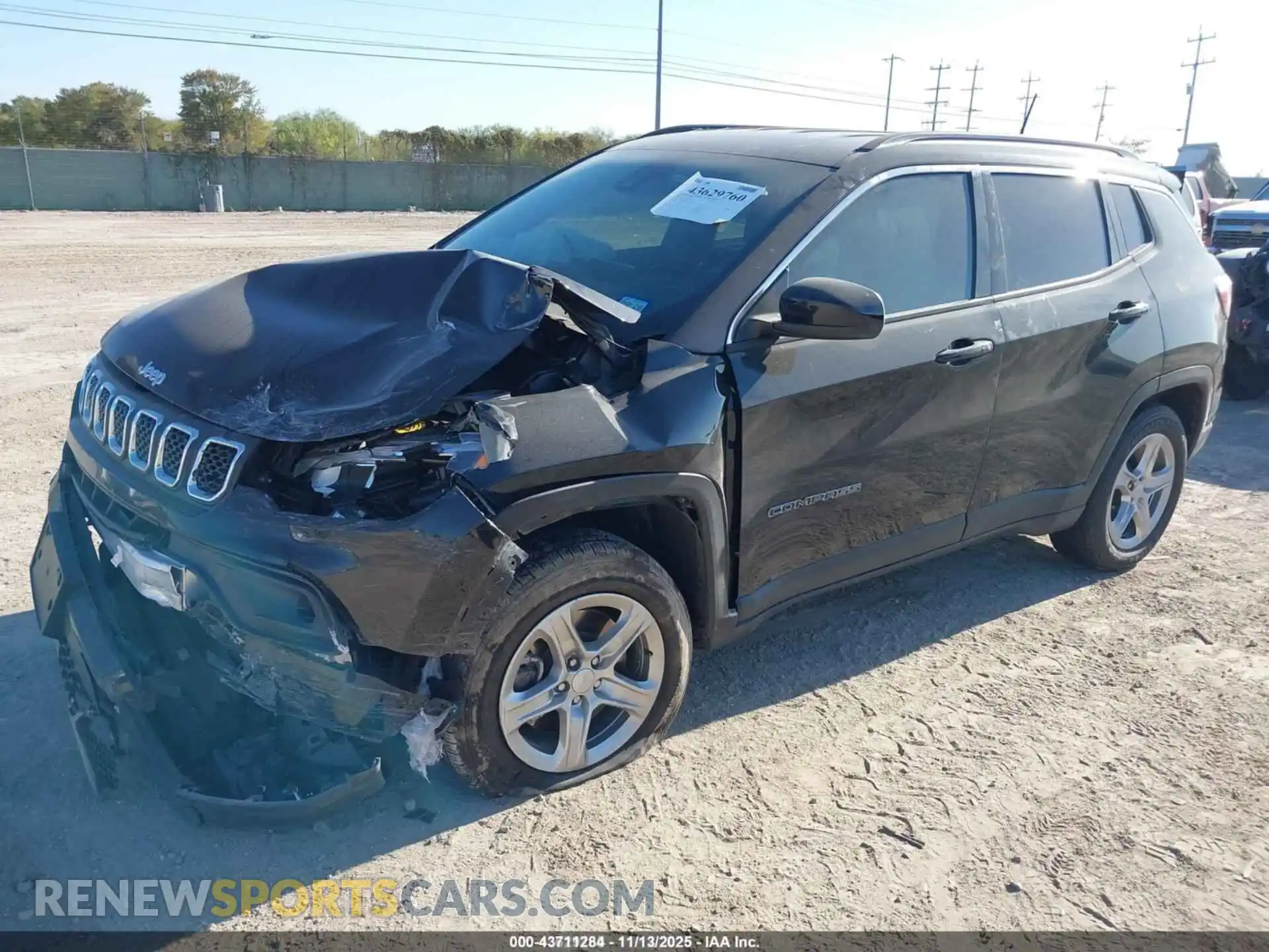 2 Photograph of a damaged car 3C4NJDBN1RT606944 JEEP COMPASS 2024