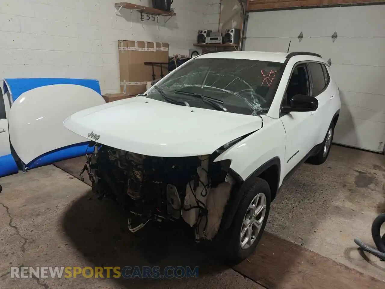 2 Photograph of a damaged car 3C4NJDBN2RT110518 JEEP COMPASS 2024