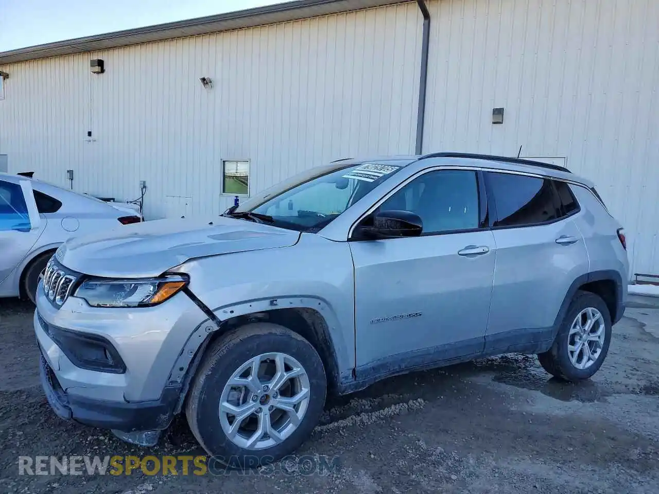 1 Photograph of a damaged car 3C4NJDBN2RT132843 JEEP COMPASS 2024