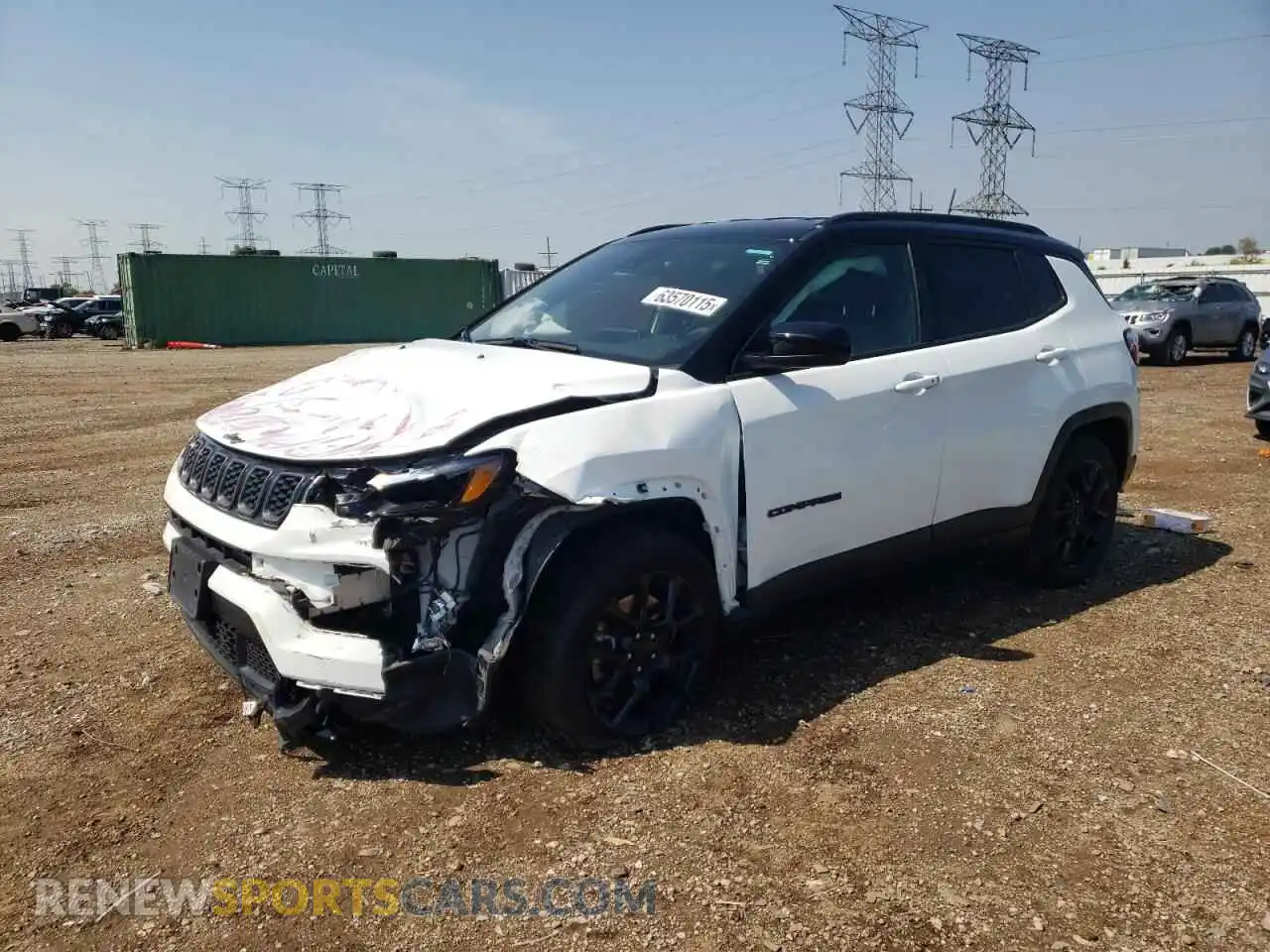 1 Photograph of a damaged car 3C4NJDBN2RT140828 JEEP COMPASS 2024