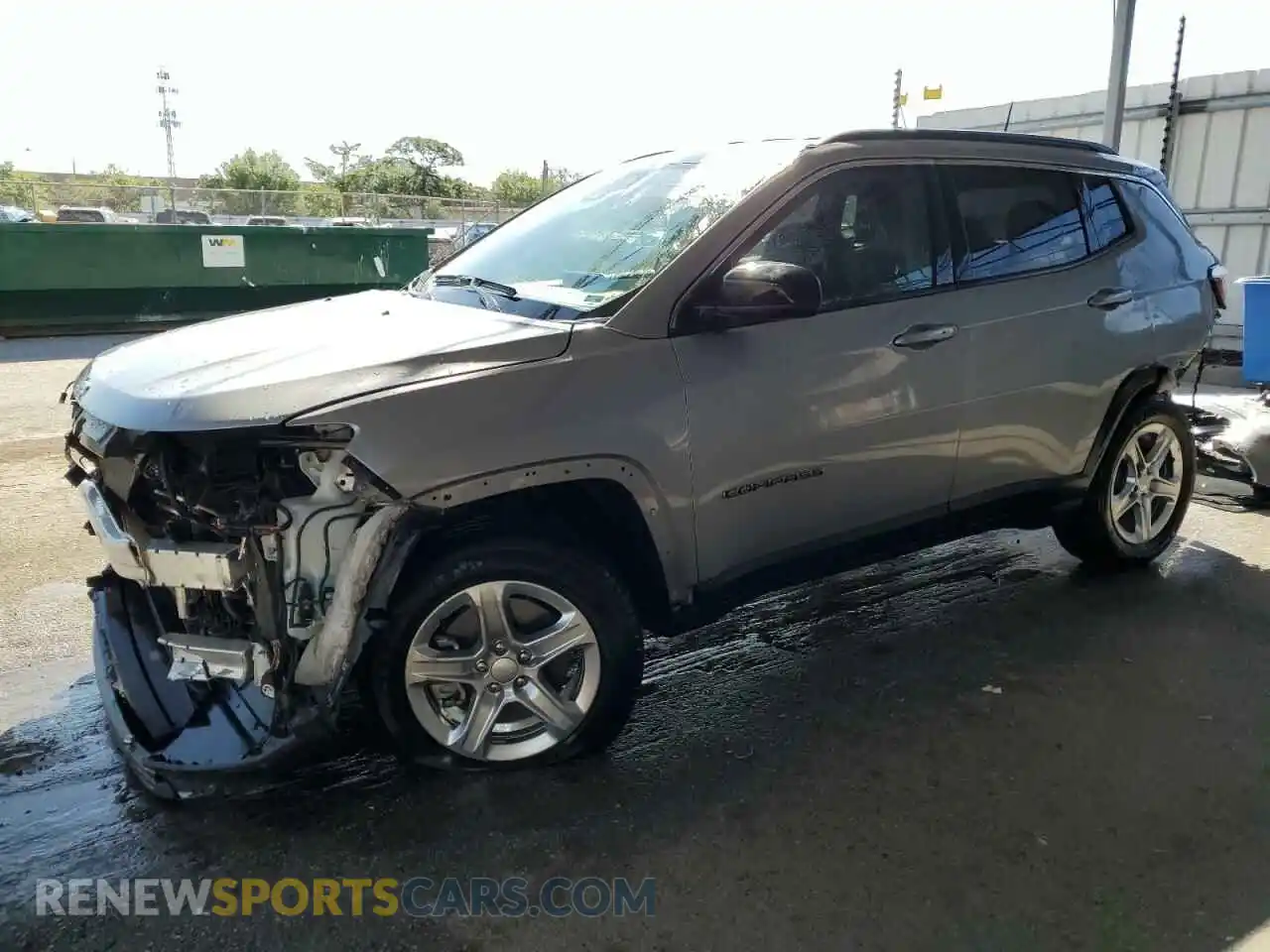 1 Photograph of a damaged car 3C4NJDBN2RT606631 JEEP COMPASS 2024