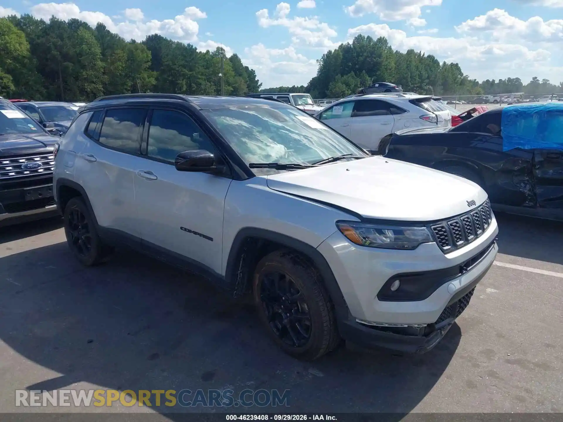 1 Photograph of a damaged car 3C4NJDBN3RT107823 JEEP COMPASS 2024