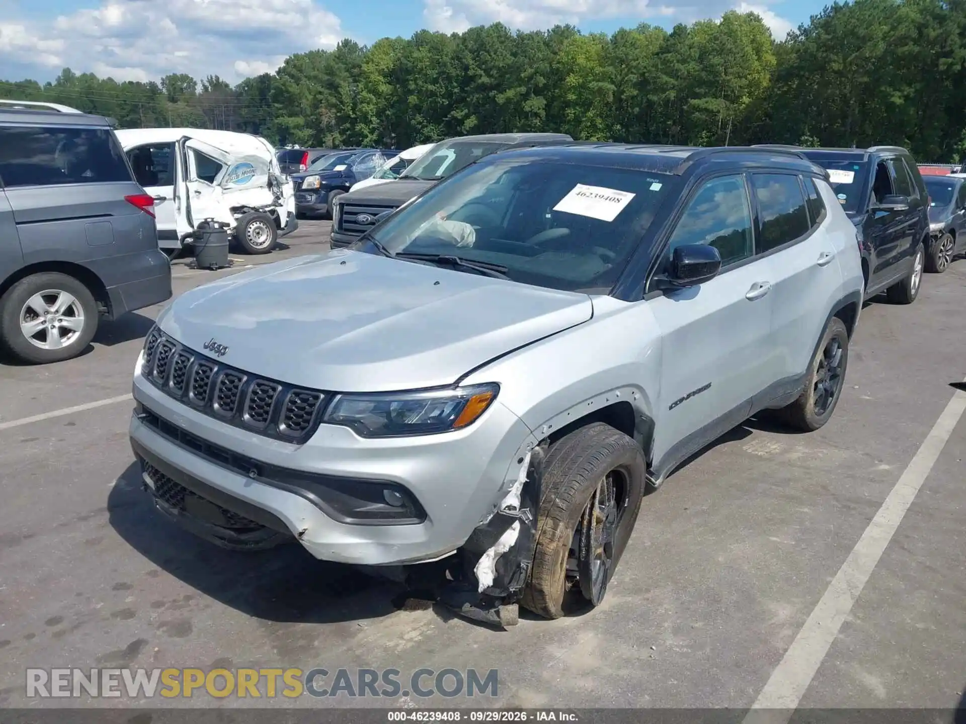 2 Photograph of a damaged car 3C4NJDBN3RT107823 JEEP COMPASS 2024