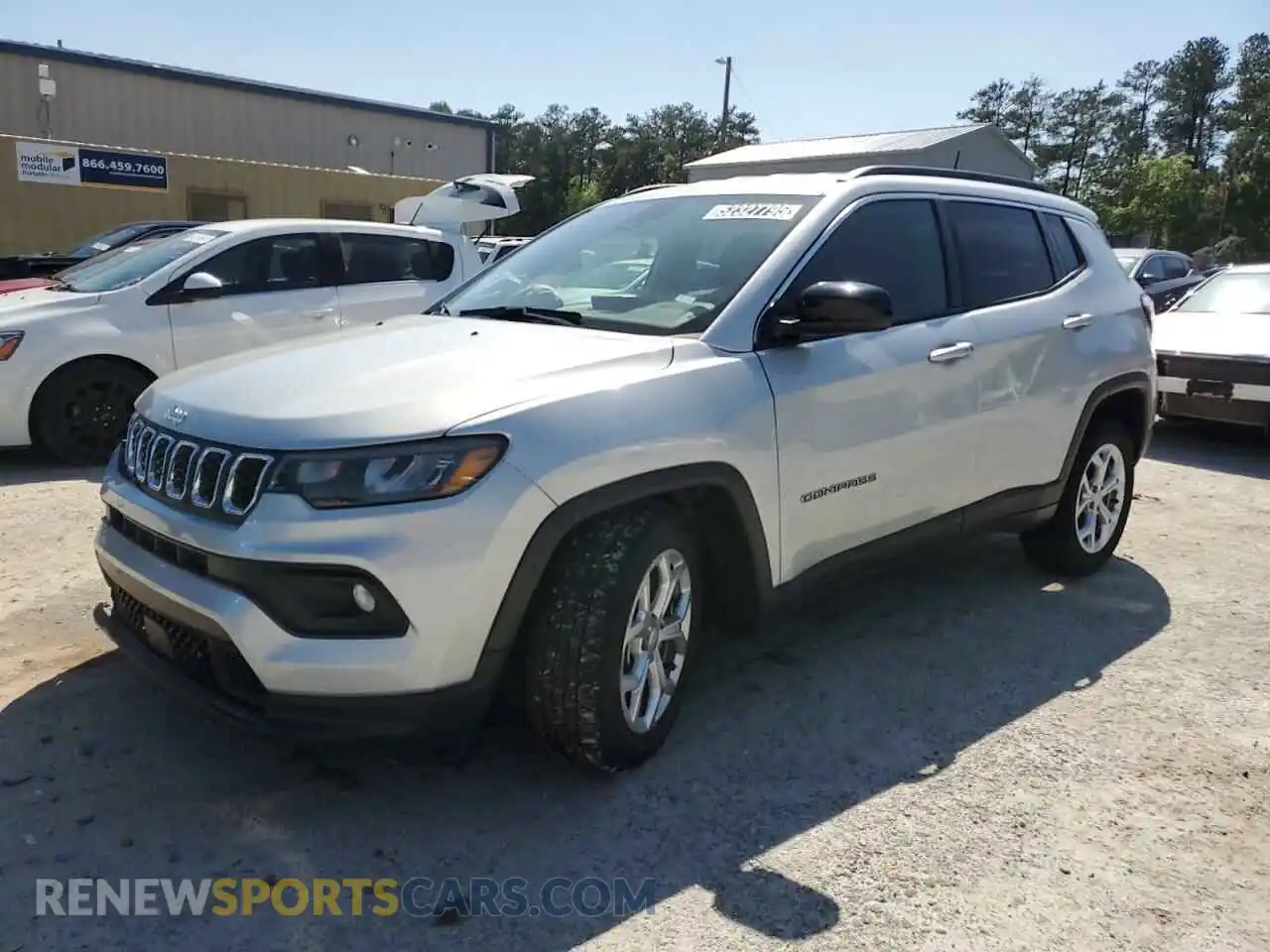 1 Photograph of a damaged car 3C4NJDBN3RT110950 JEEP COMPASS 2024
