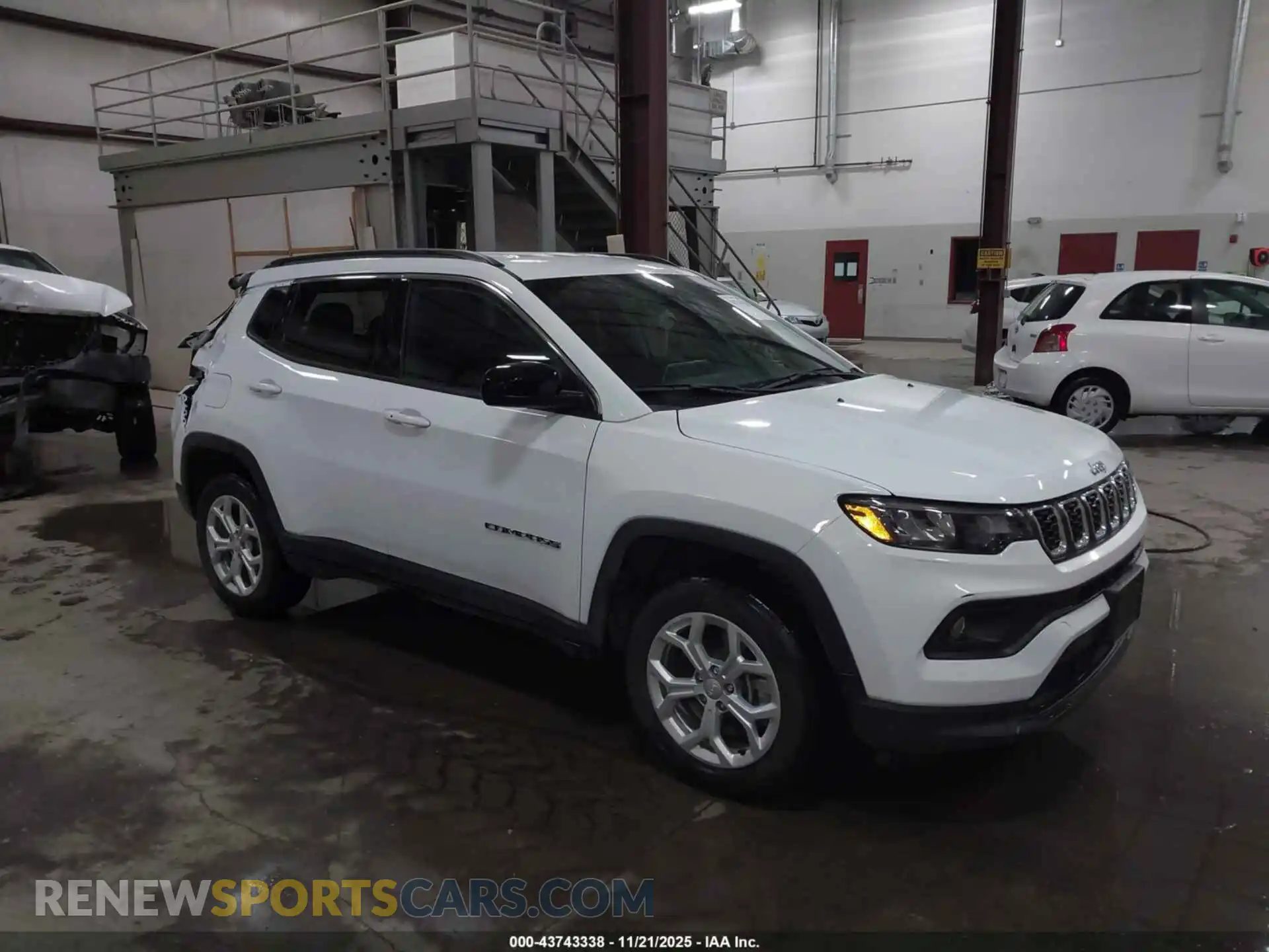 1 Photograph of a damaged car 3C4NJDBN3RT113878 JEEP COMPASS 2024