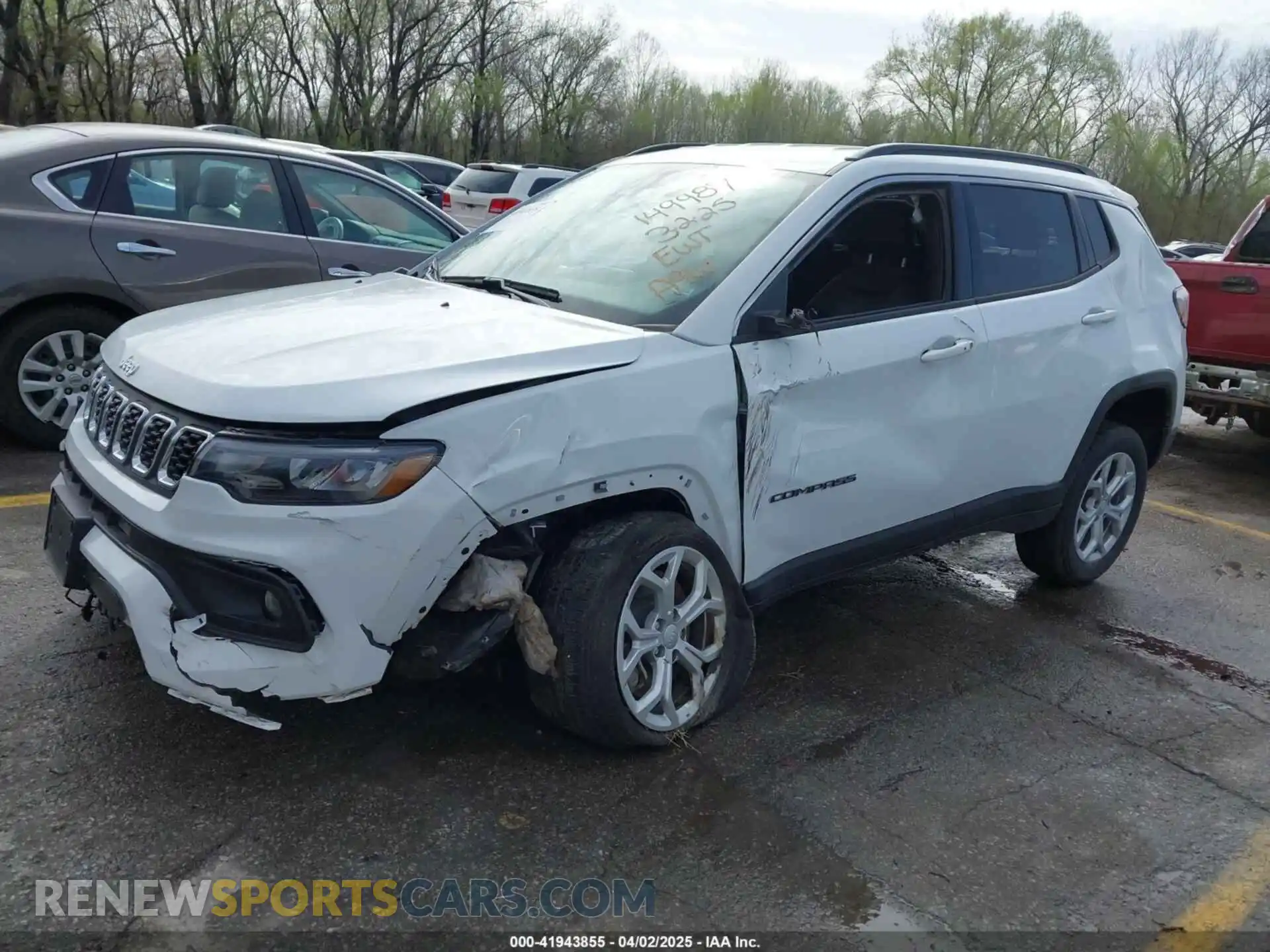 2 Photograph of a damaged car 3C4NJDBN3RT154432 JEEP COMPASS 2024