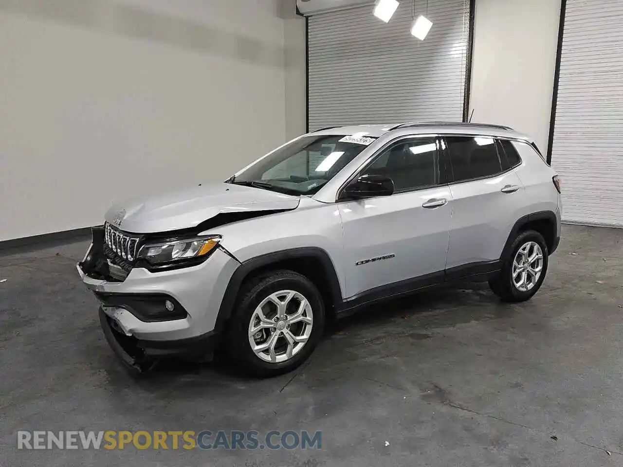 1 Photograph of a damaged car 3C4NJDBN3RT154611 JEEP COMPASS 2024