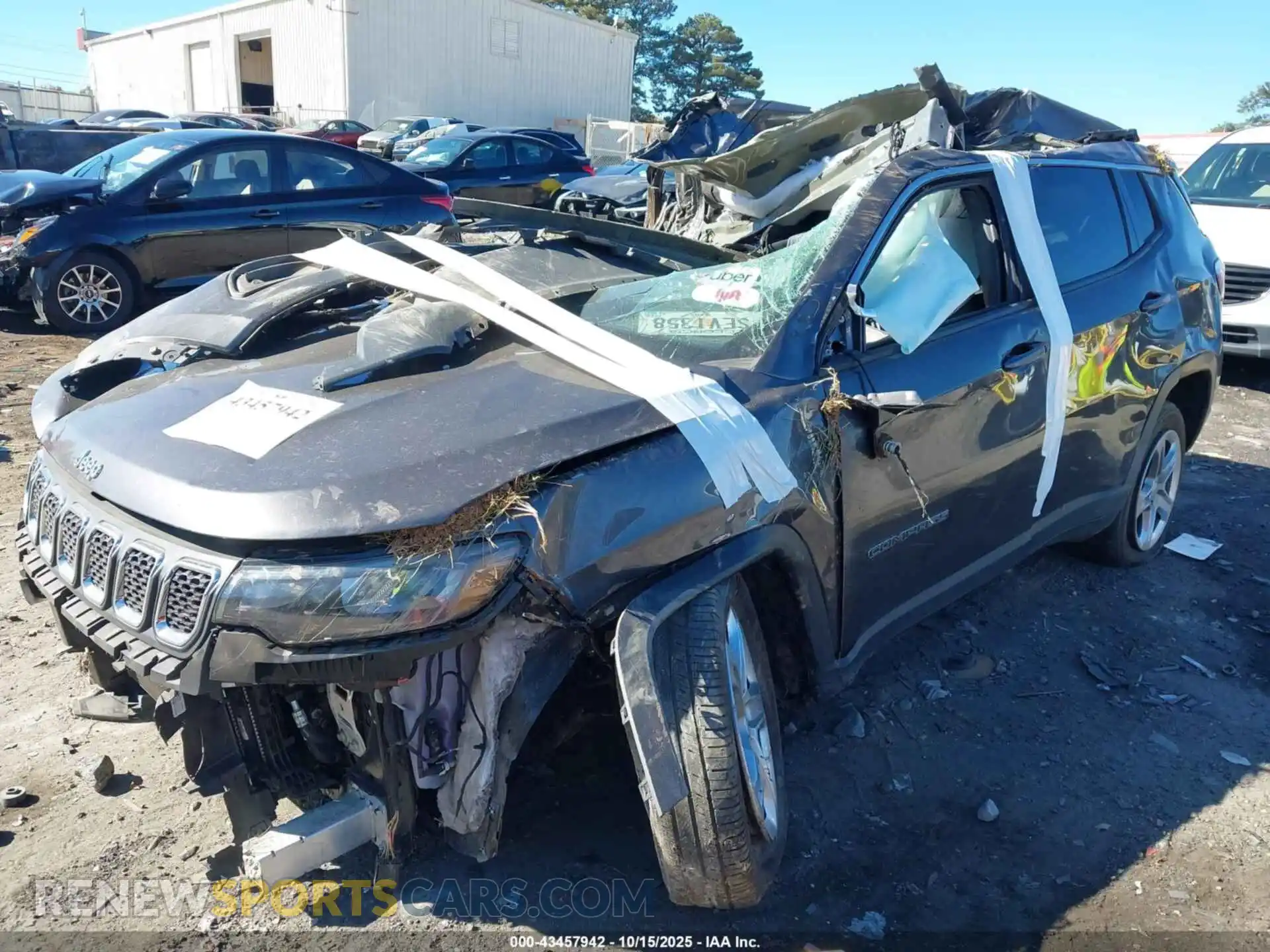 2 Photograph of a damaged car 3C4NJDBN3RT582419 JEEP COMPASS 2024
