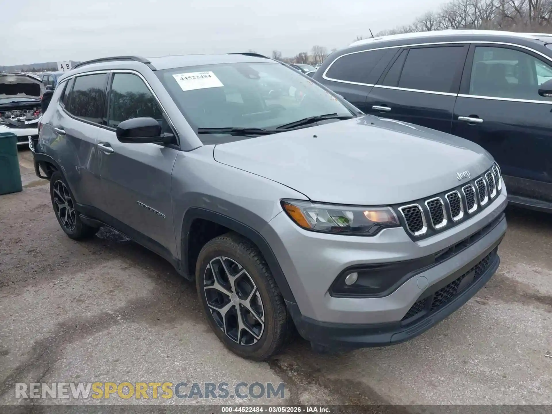 1 Photograph of a damaged car 3C4NJDBN3RT604158 JEEP COMPASS 2024