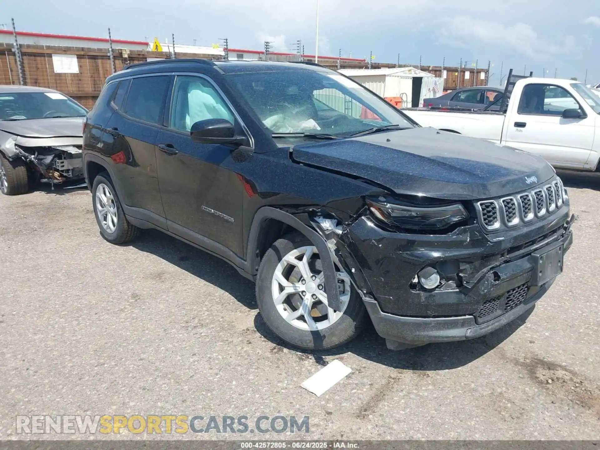1 Photograph of a damaged car 3C4NJDBN4RT100797 JEEP COMPASS 2024