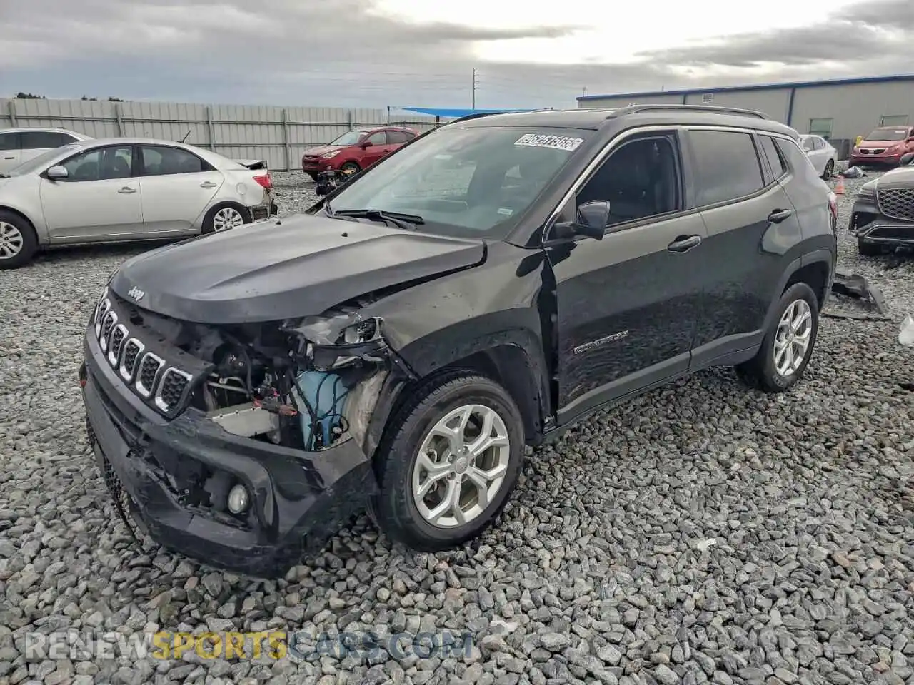 1 Photograph of a damaged car 3C4NJDBN4RT118572 JEEP COMPASS 2024