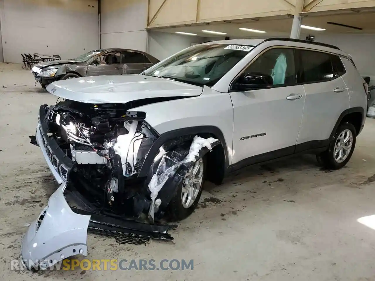 1 Photograph of a damaged car 3C4NJDBN4RT119186 JEEP COMPASS 2024