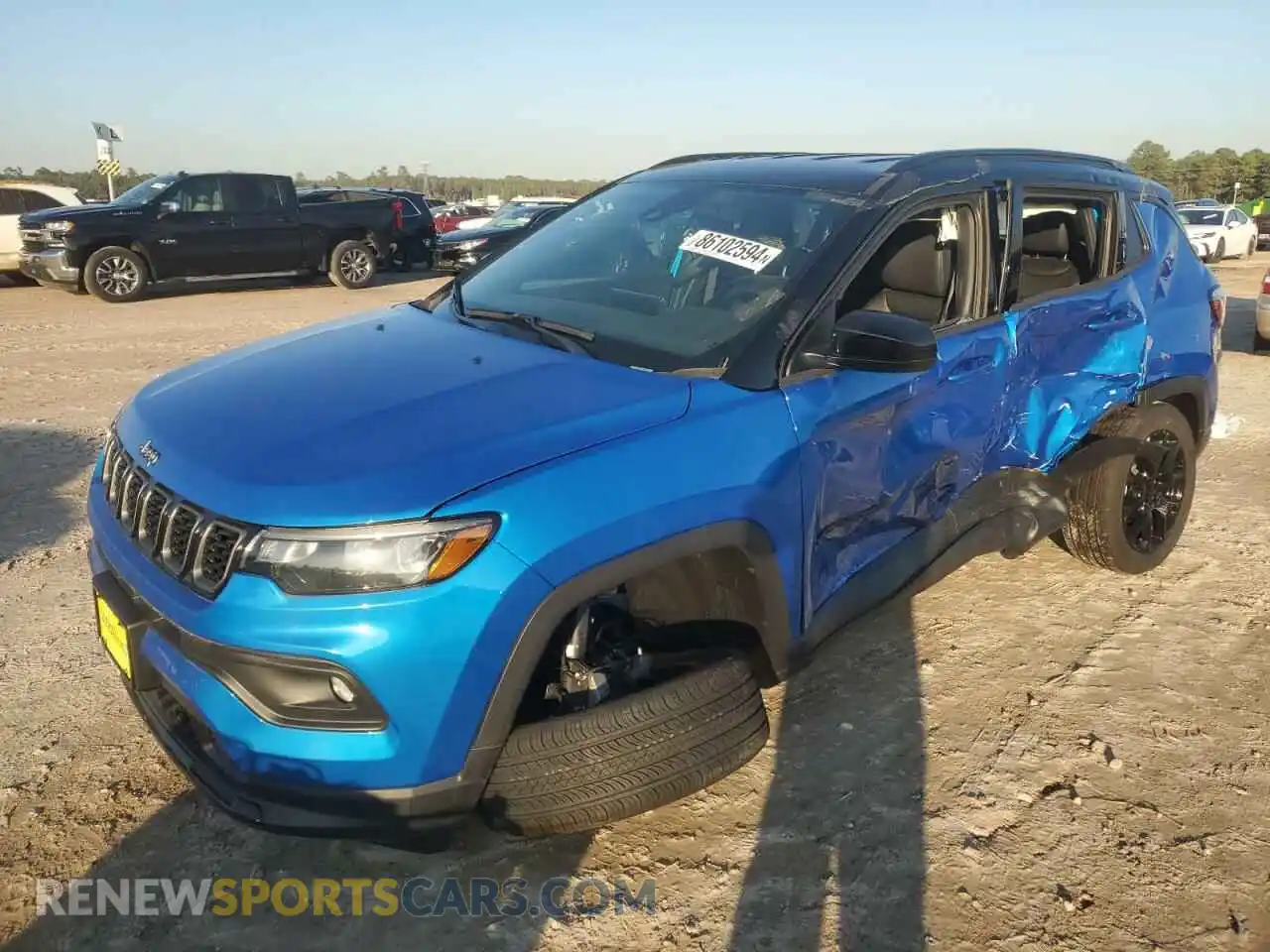 1 Photograph of a damaged car 3C4NJDBN4RT133797 JEEP COMPASS 2024