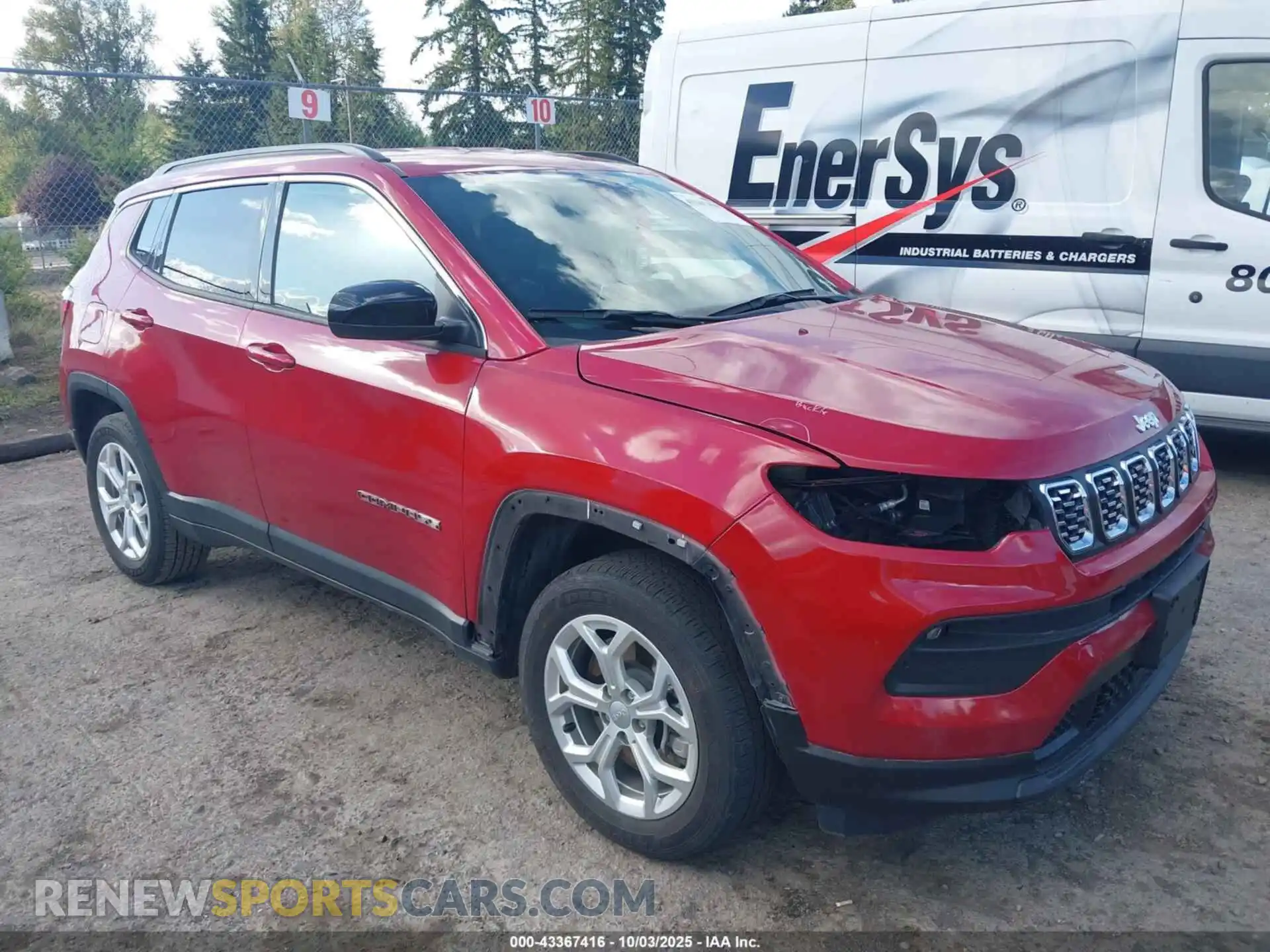 1 Photograph of a damaged car 3C4NJDBN4RT147957 JEEP COMPASS 2024