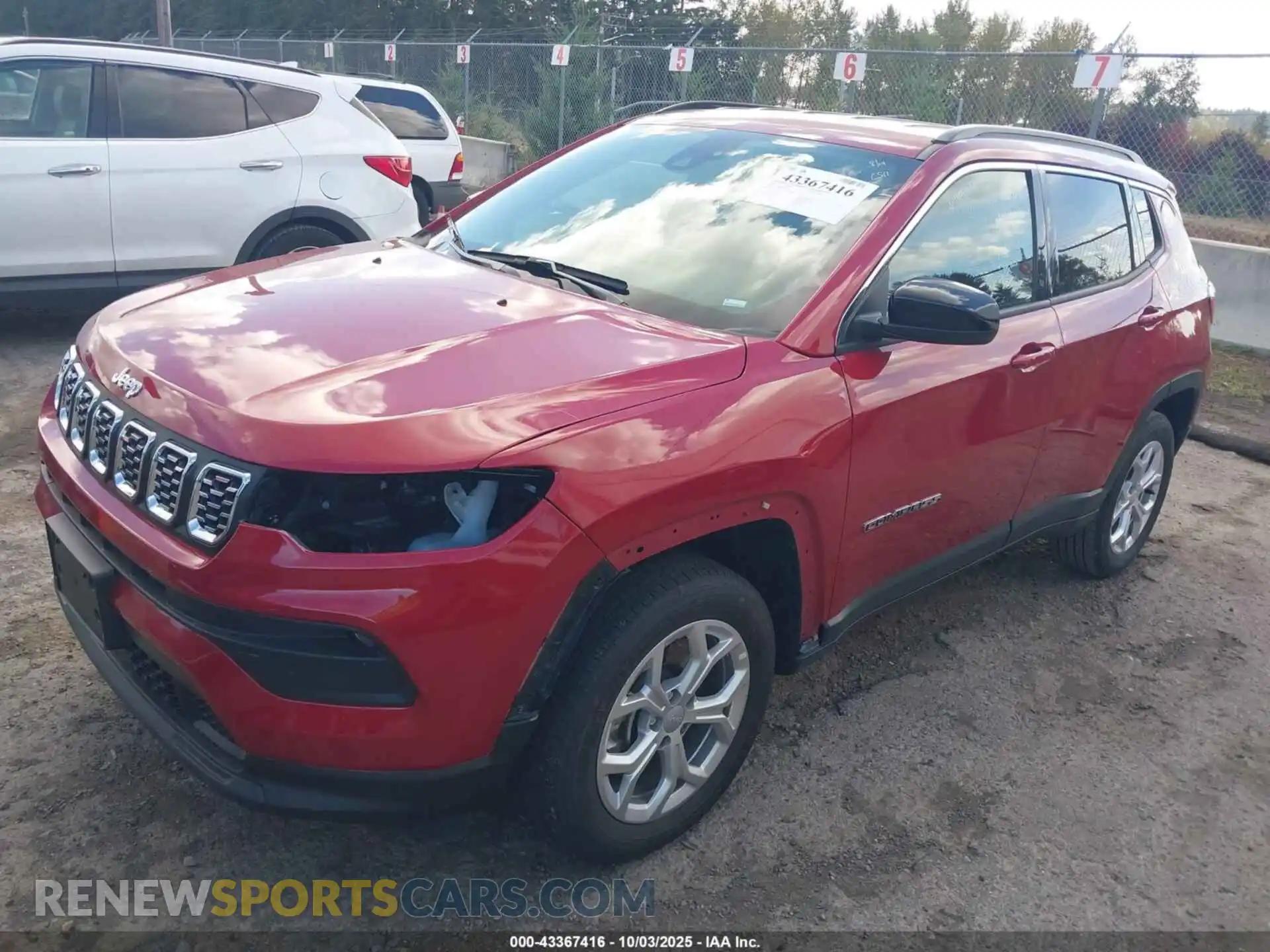 2 Photograph of a damaged car 3C4NJDBN4RT147957 JEEP COMPASS 2024