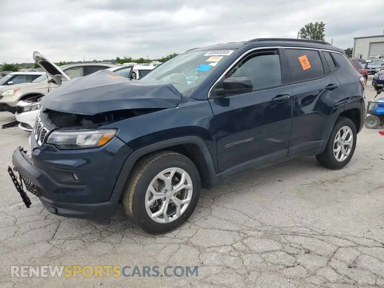 1 Photograph of a damaged car 3C4NJDBN4RT175631 JEEP COMPASS 2024