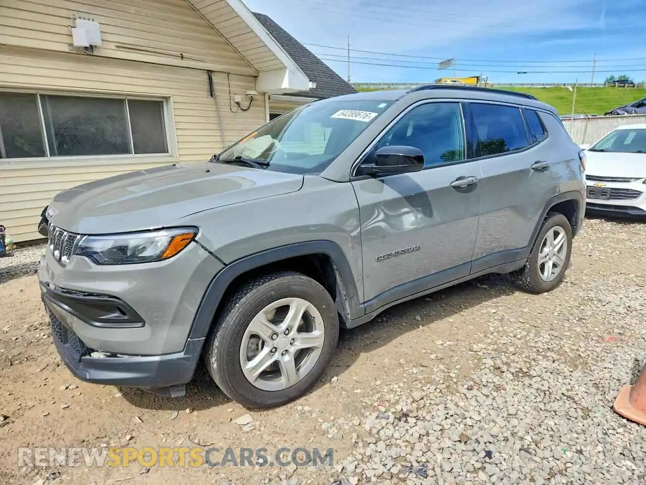 1 Photograph of a damaged car 3C4NJDBN4RT583174 JEEP COMPASS 2024