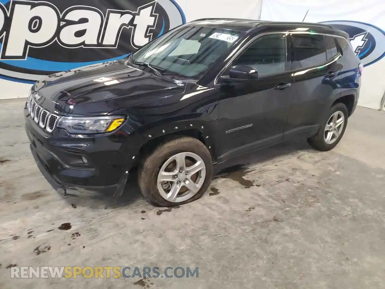 1 Photograph of a damaged car 3C4NJDBN4RT606100 JEEP COMPASS 2024