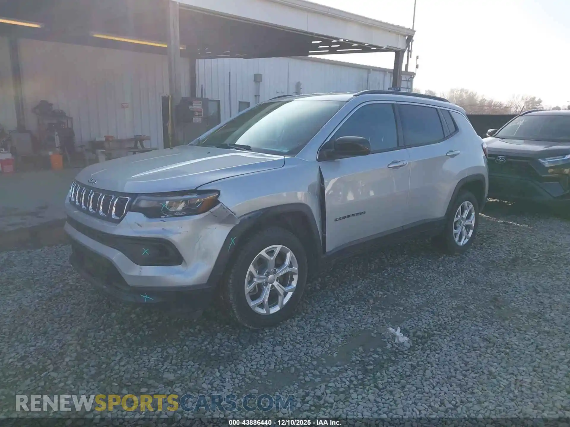 2 Photograph of a damaged car 3C4NJDBN5RT113607 JEEP COMPASS 2024