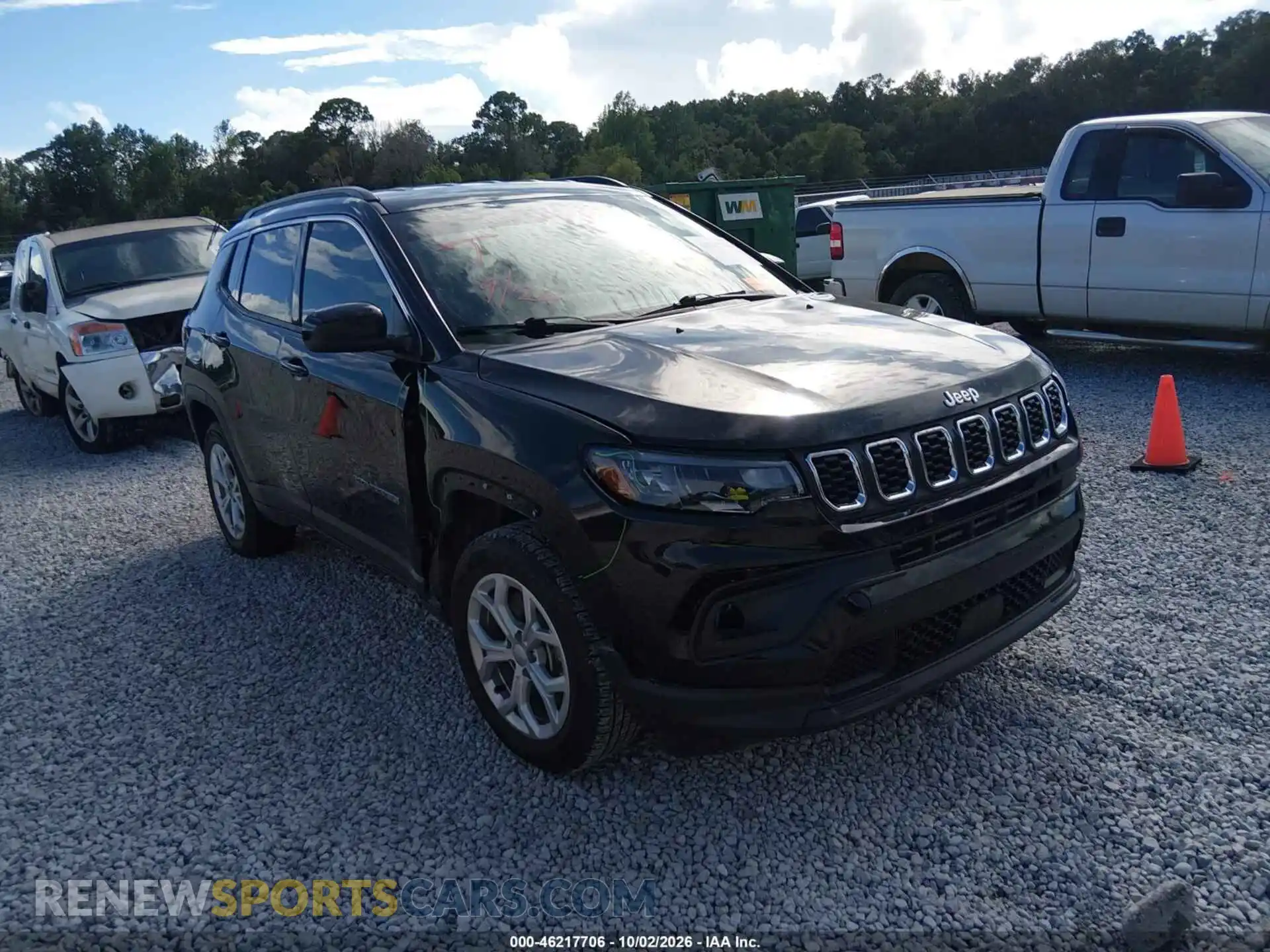 1 Photograph of a damaged car 3C4NJDBN5RT117494 JEEP COMPASS 2024