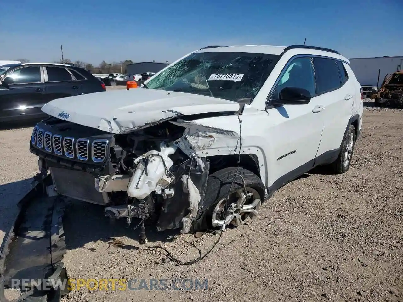 1 Photograph of a damaged car 3C4NJDBN5RT119438 JEEP COMPASS 2024
